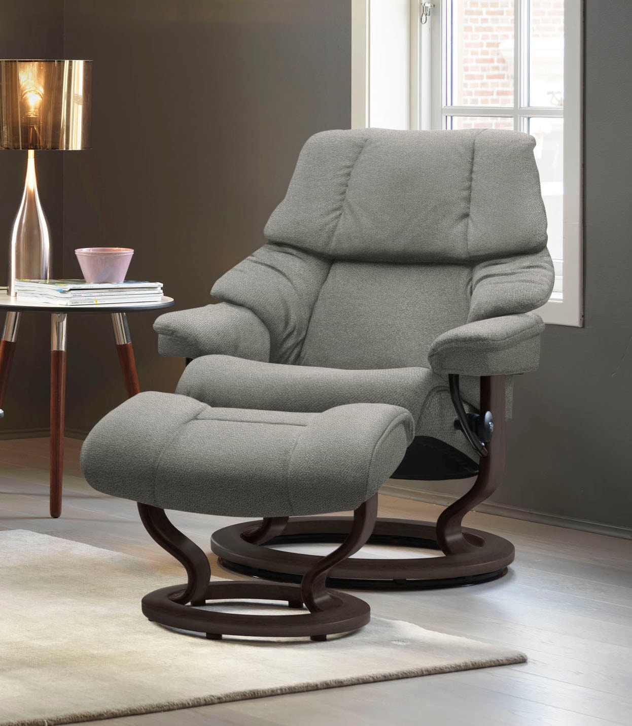 Stressless® Fußhocker »Reno«, mit Classic Base, Gestell Wenge