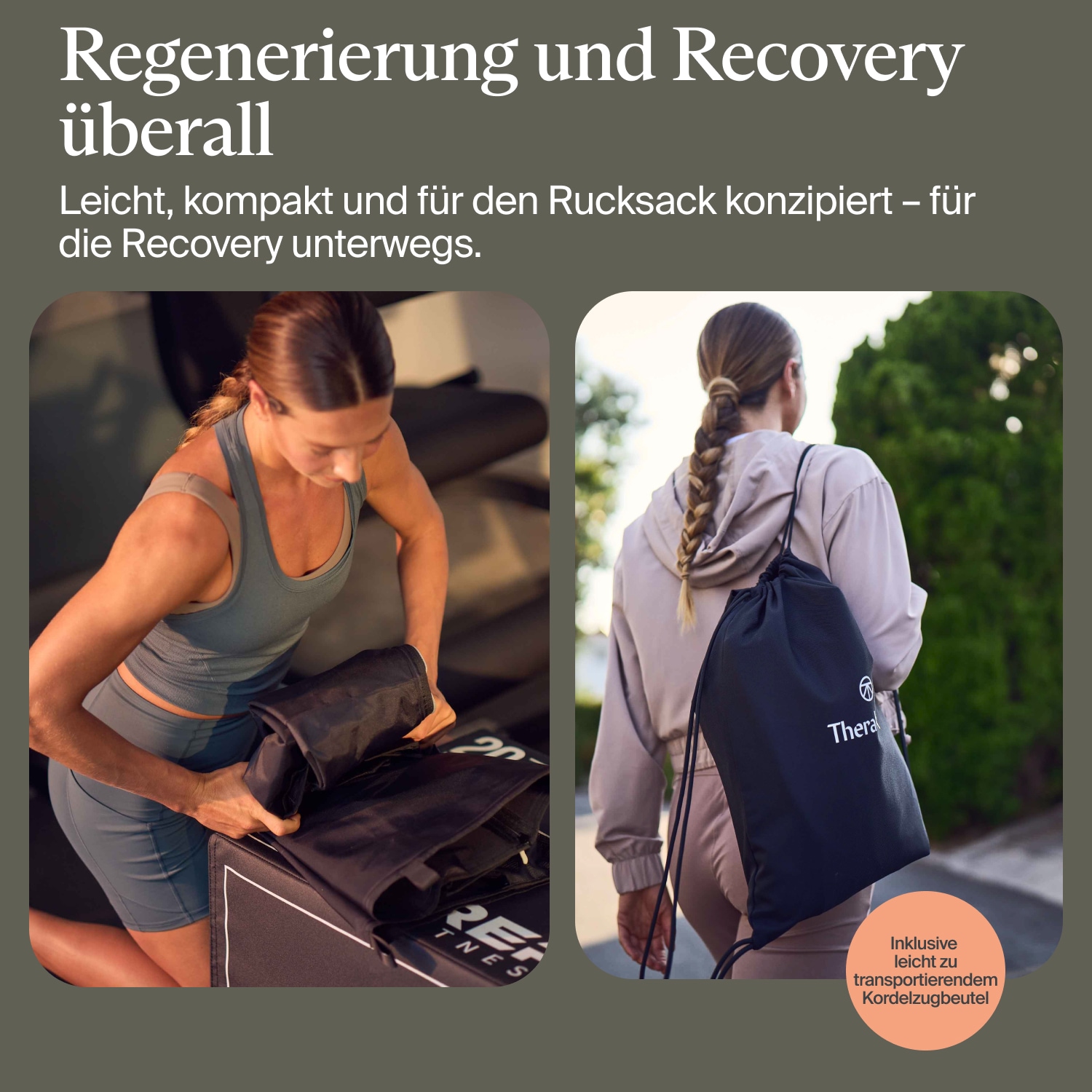 Therabody Massagegerät »Gr. L, RecoveryAir JetBoots Prime Kompressions-Stiefel, Large«, lindert Muskelschmerz, fördert Regeneration, Leistung, Flexibilität