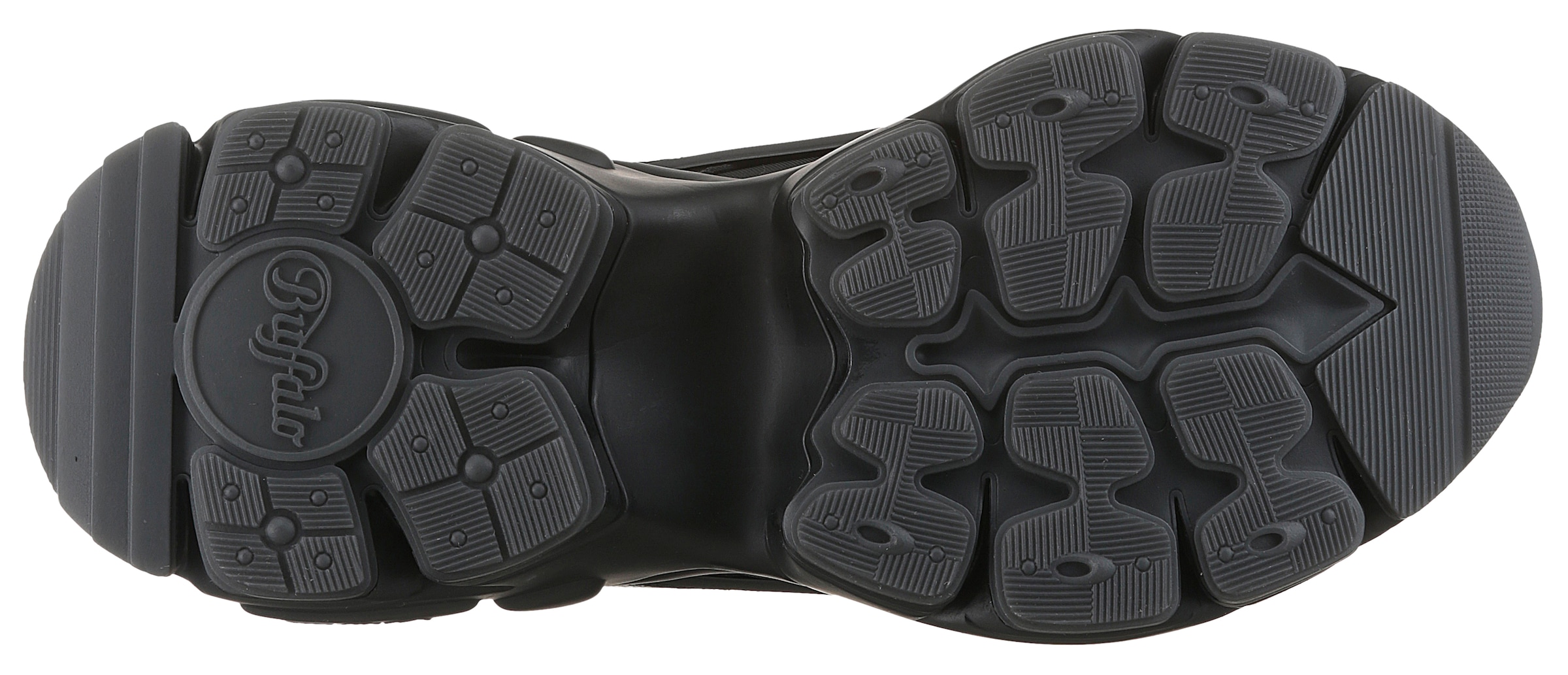 Buffalo Sneaker »BINARY«  in monochromer Optik, Freizeitschuh, Halbschuh, Schnürschuh