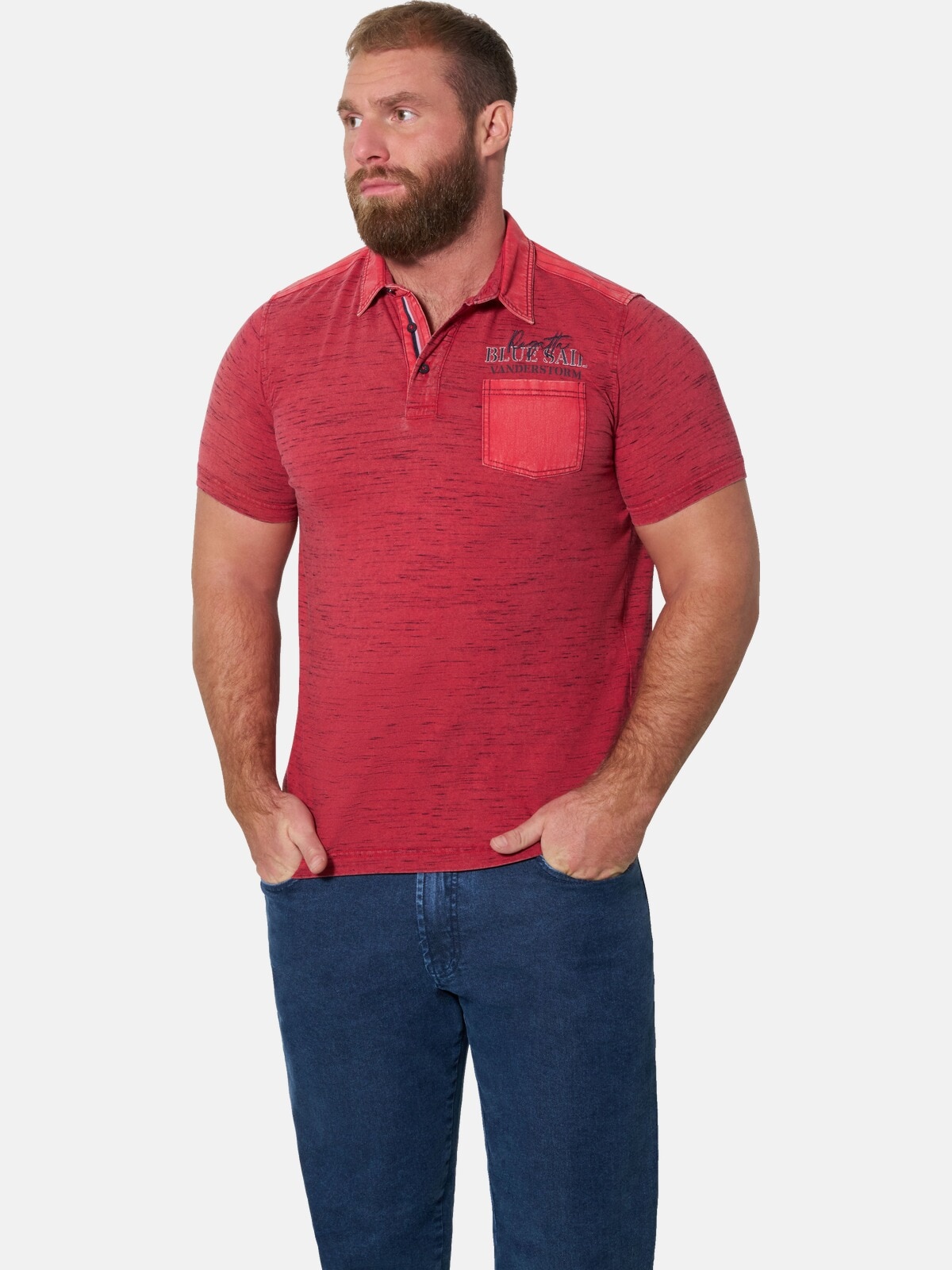 Jan Vanderstorm Poloshirt »Poloshirt HEMPA«