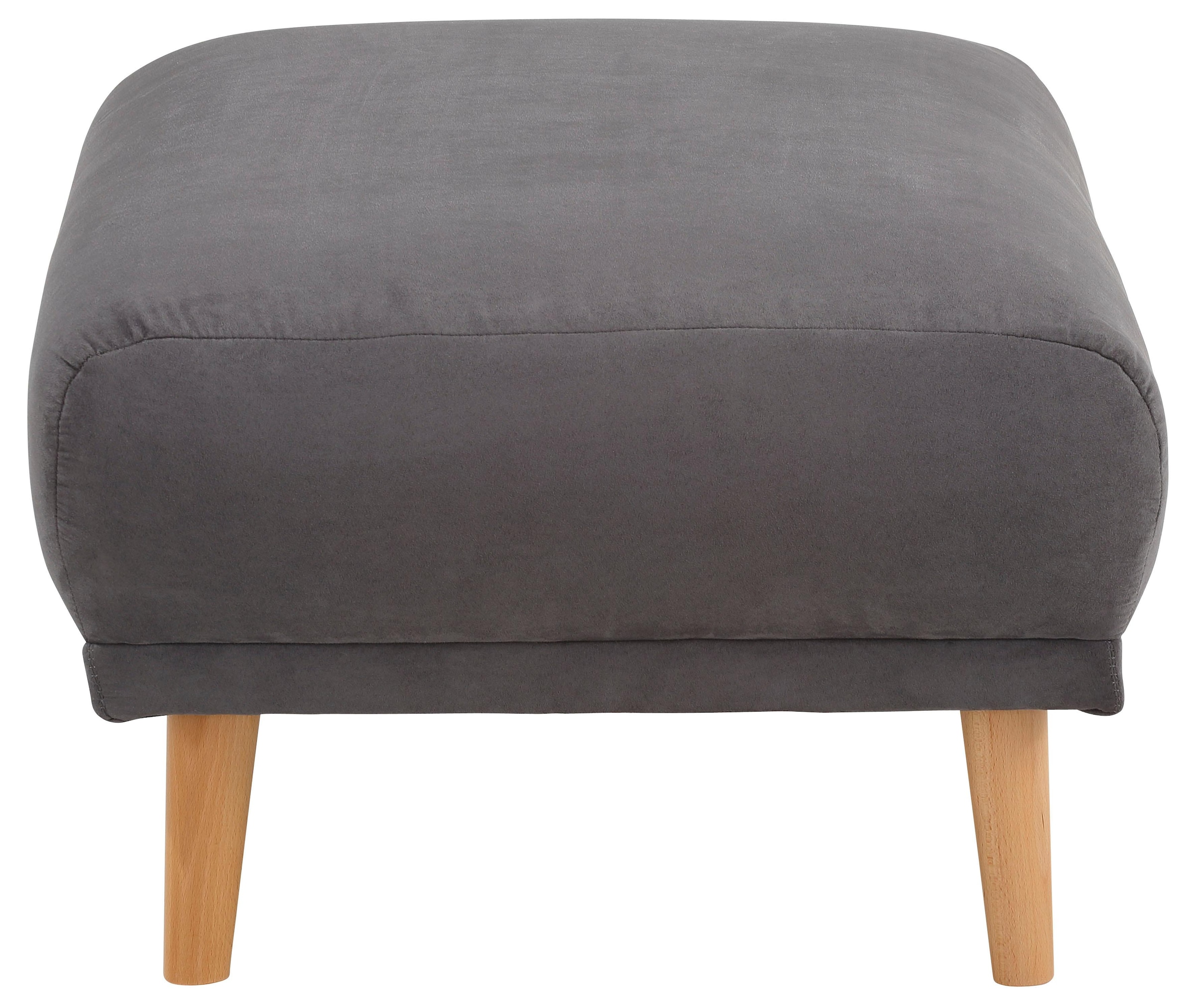 Home affaire Polsterhocker »Lasse« mit Holzfüßen