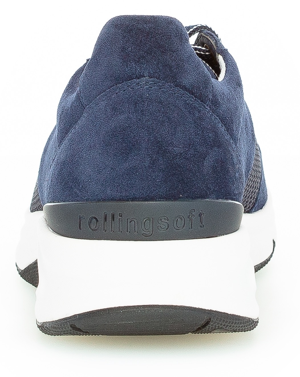 Gabor Rollingsoft Keilsneaker, Freizeitschuh, Halbschuh, Schnürschuh, Logoschriftzug an der Ferse