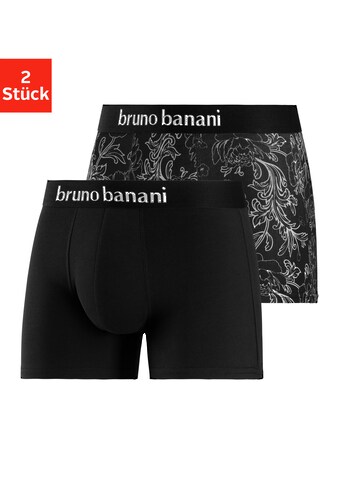 Bruno Banani Boxer, (2 St.), 1x uni und 1x bedruckt kaufen