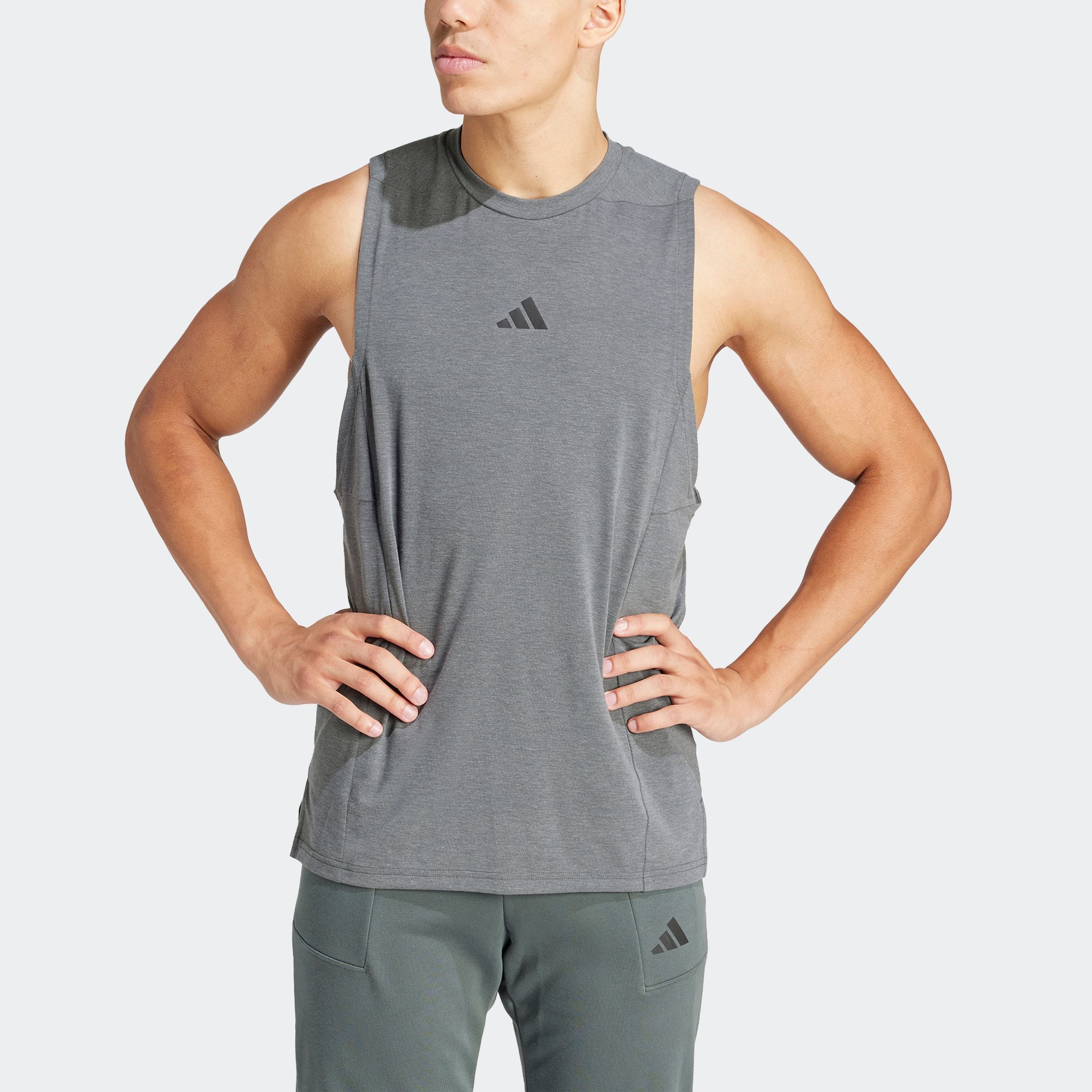 adidas Performance Tanktop »D4T TANK« mit Rundhalsausschnitt, ohne Verschluss