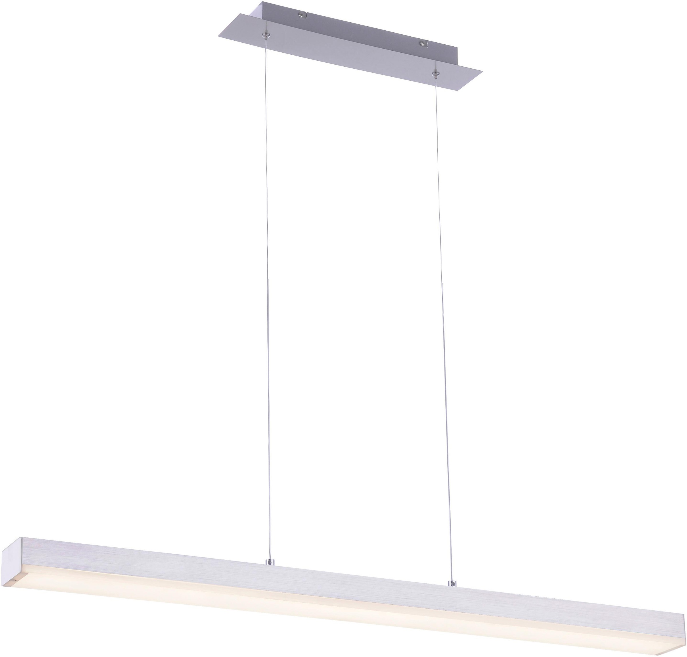 TRIO Leuchten LED Pendelleuchte »LIVARO«, LED-Board, Warmweiß-Neutralweiß, Hängeleuchte, Mit WiZ-Technologie für eine moderne Smart Home Lösung, dimmbar, Farbwechsel