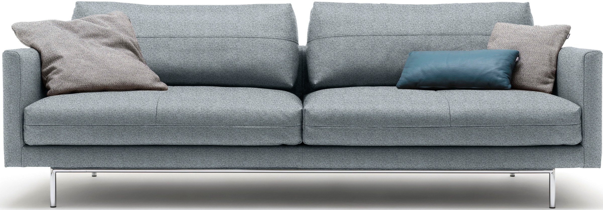 Creation BY ROLF BENZ 3,5-Sitzer »CR.414, Designsofa, edles Sofa, Loungesofa, Ledersofa, klares Design«, aus Leder oder Chenille, erstklassiger Sitzkomfort, legere Polsterung