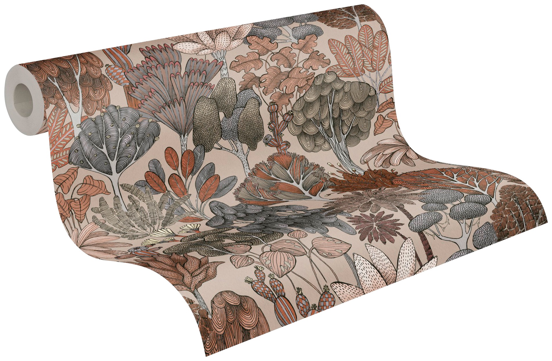 Architects Paper Vliestapete »Floral Impression«, floral-botanisch, Blumentapete Tapete Dschungel