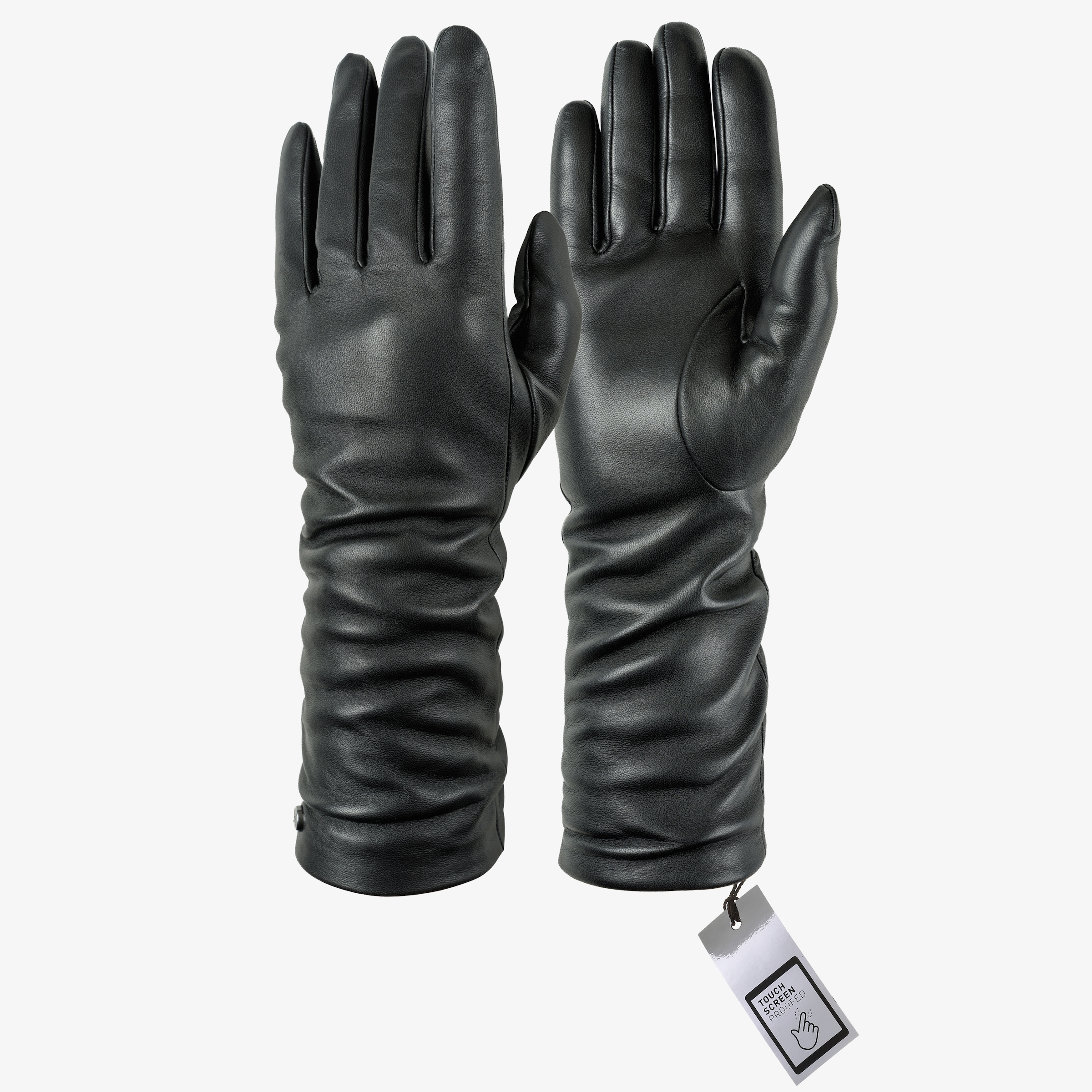PEARLWOOD Lederhandschuhe »LETITIA« Touchscreen proofed - mit 10 Fingern bedienbar
