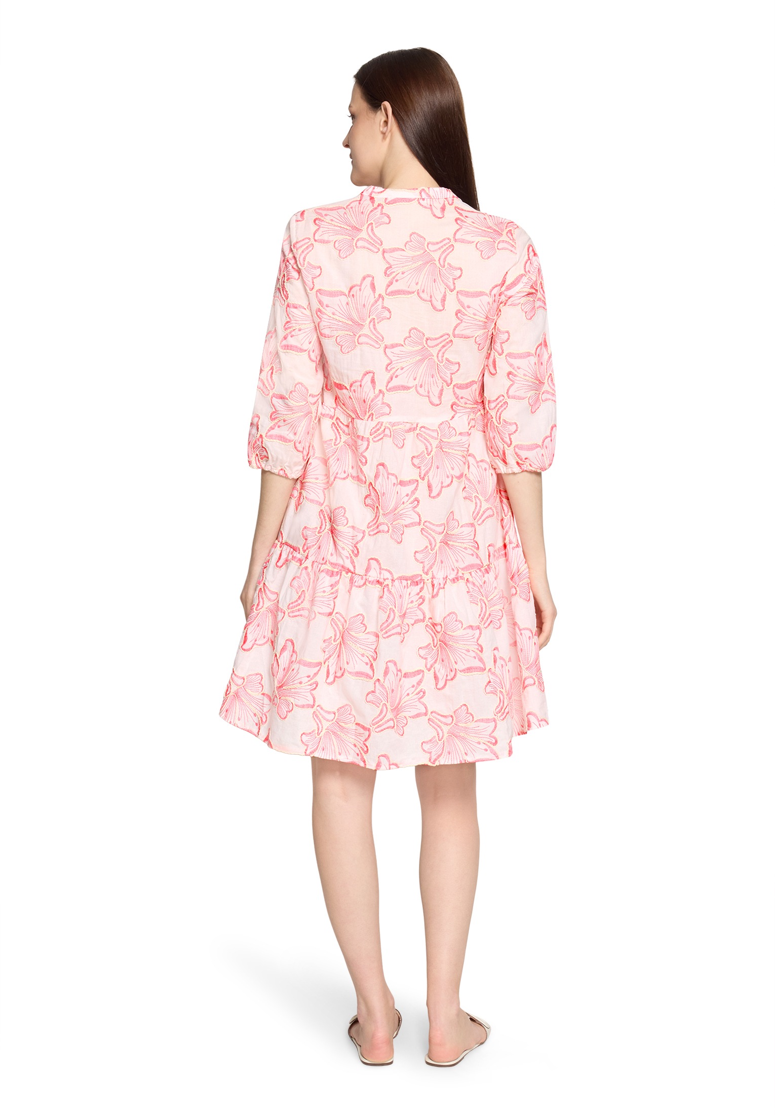 Betty&Co Midikleid »Stufenkleid mit Stickerei«