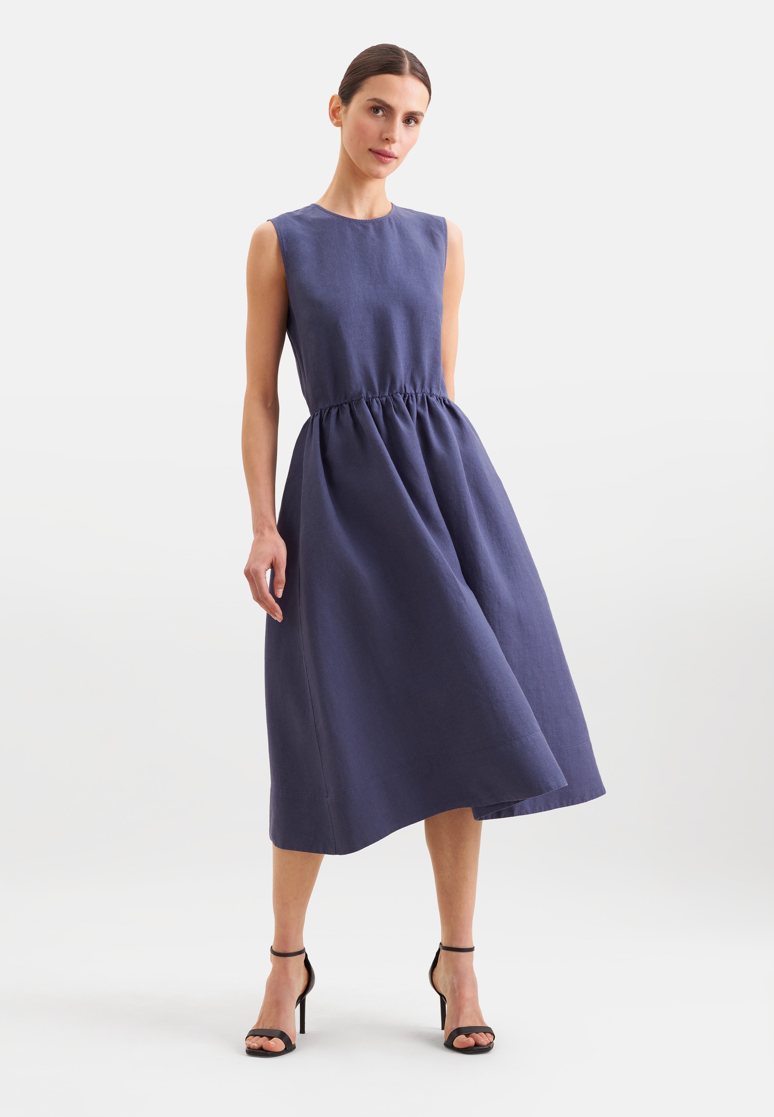 seidensticker Sommerkleid Ohne Arm Rundhals Uni