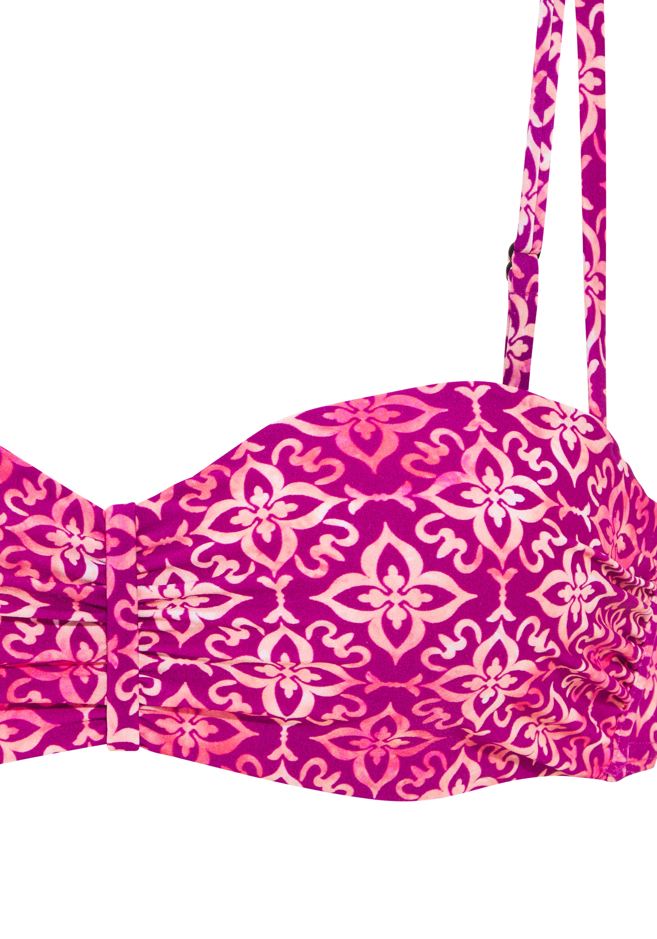 Vivance Bügel-Bandeau-Bikini-Top »Cheerio« mit stylischem Allover-Print