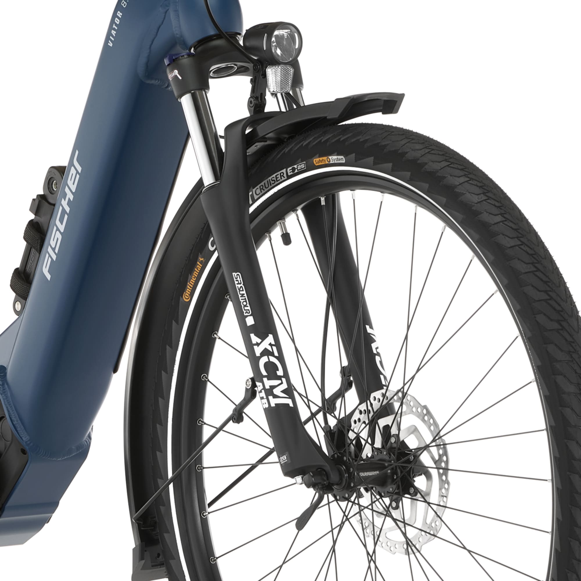FISCHER Fahrrad »VIATOR 8.0i Damen 43« 12 Gang SRAM Eagle SX Schaltwerk Kettenschaltung Mittelmotor 250 W mit Faltschloss,  Pedelec, Elektrofahrrad für Damen u. Herren