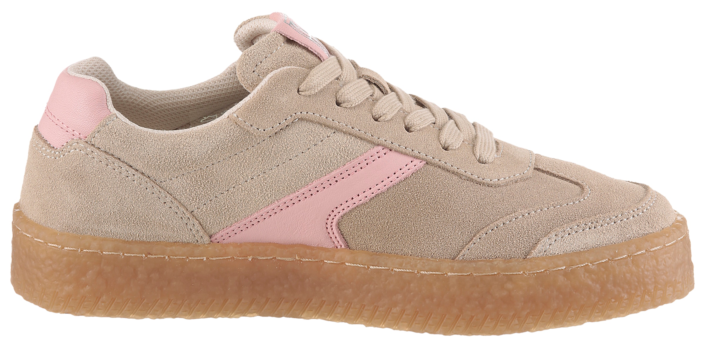 Marc O'Polo Sneaker »Cortney«  Freizeitschuh, Halbschuh, Schnürer mit gepolstertem Schaftrand