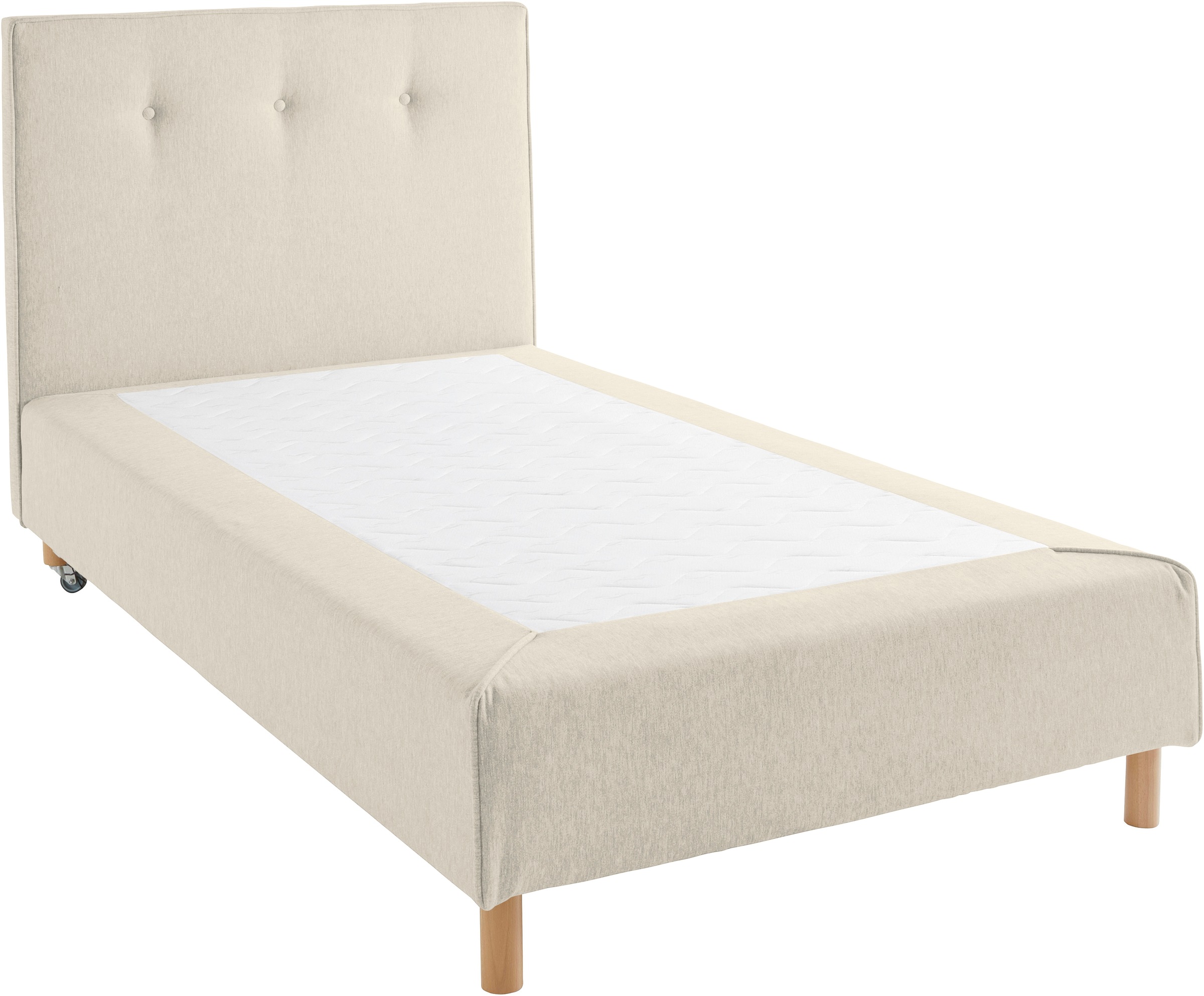 Home affaire Boxspringbett »Heimatblick 100x200cm beliebig erweiterbar zu Doppel- und Familienbett«, Einzelbett, Hotelbett erhältlich in H2,H3 & H4