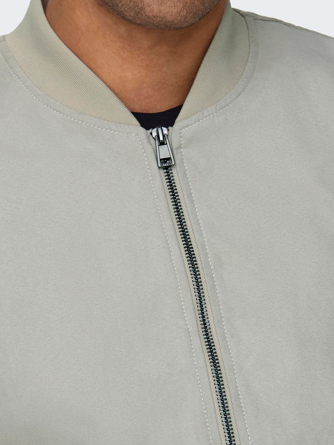 ONLY & SONS Bomberjacke »ONSLUCAS FAKE SUEDE BOMBER OTW«