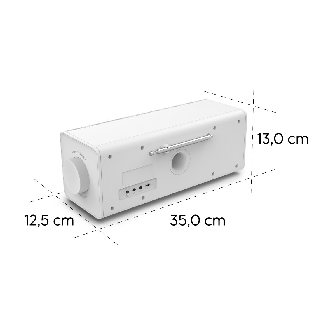 Hama Digitalradio (DAB+) »Digitalradio mit DAB DAB+ FM Bluetooth und Wecker« ( Digitalradio (DAB+) 10 W) 4,3 Zoll TFT-Farbdisplay, große Tasten, Direktwahltasten