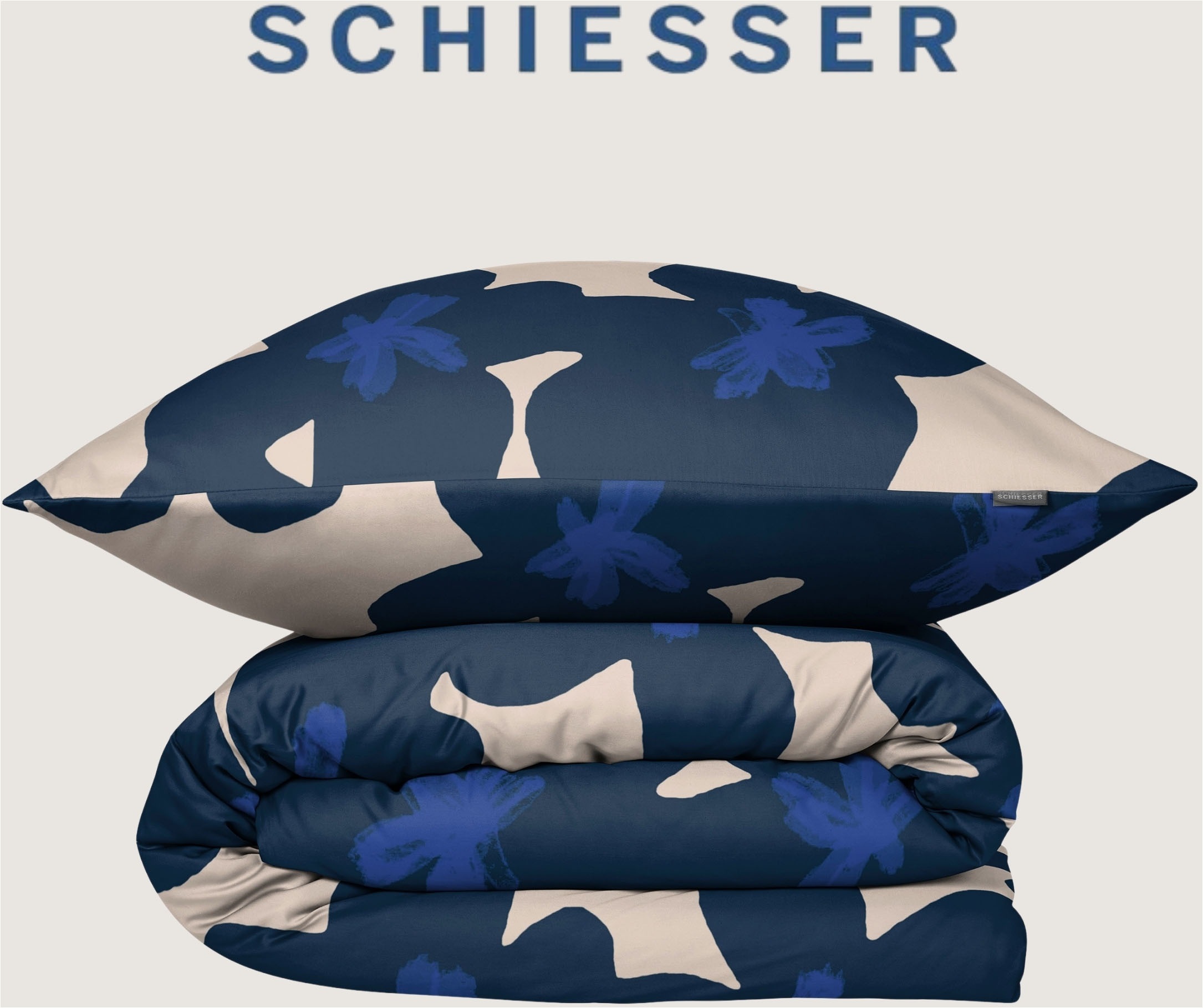 Schiesser Bettwäsche »Blossom aus weicher Baumwolle mit floralem Muster« 2 tlg. MADE IN GREEN by OEKO-TEX®