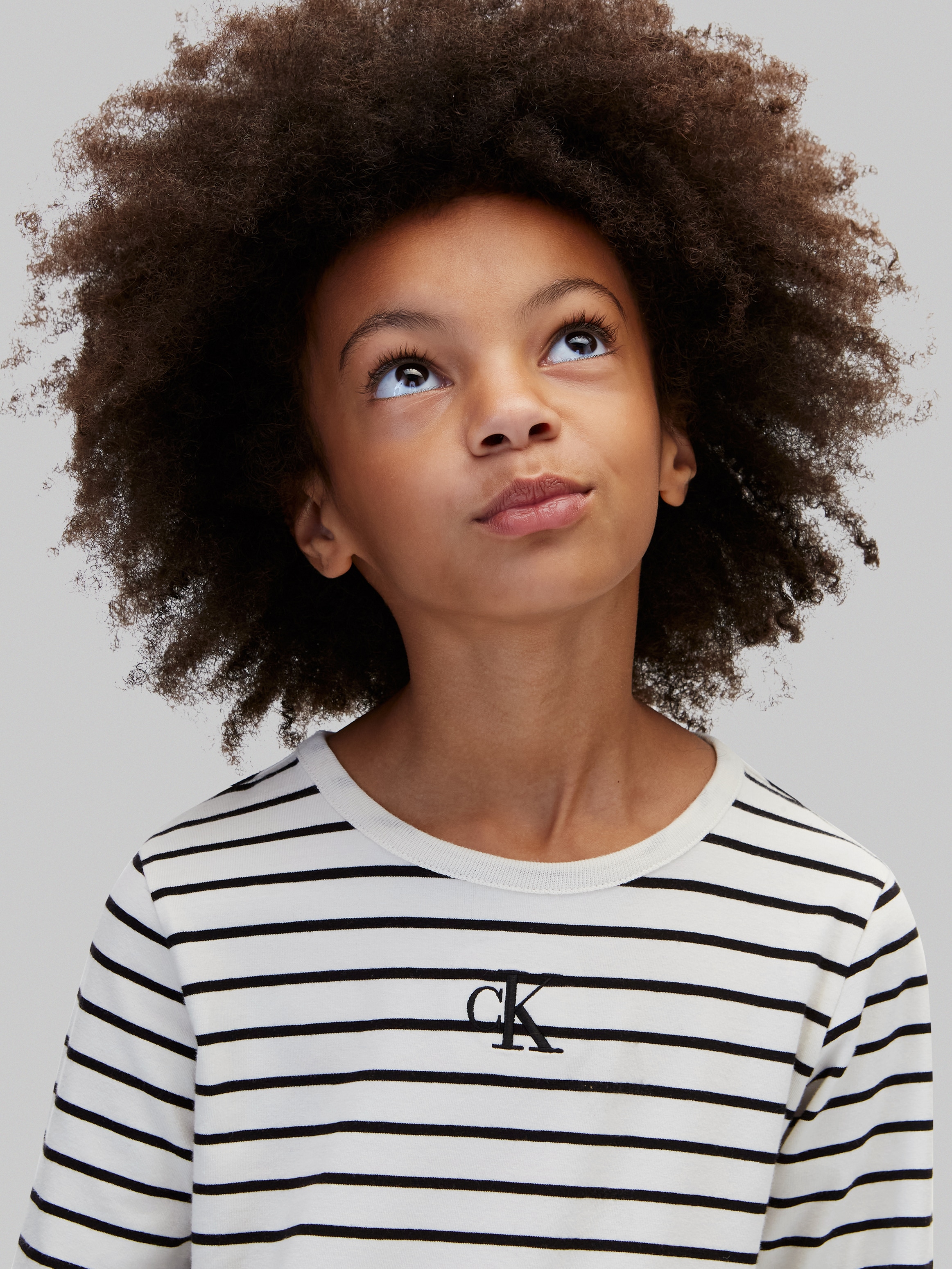 Calvin Klein Jeans Langarmshirt »CK STRIPE LS T-SHIRT« Regular fit mit Streifenmuster