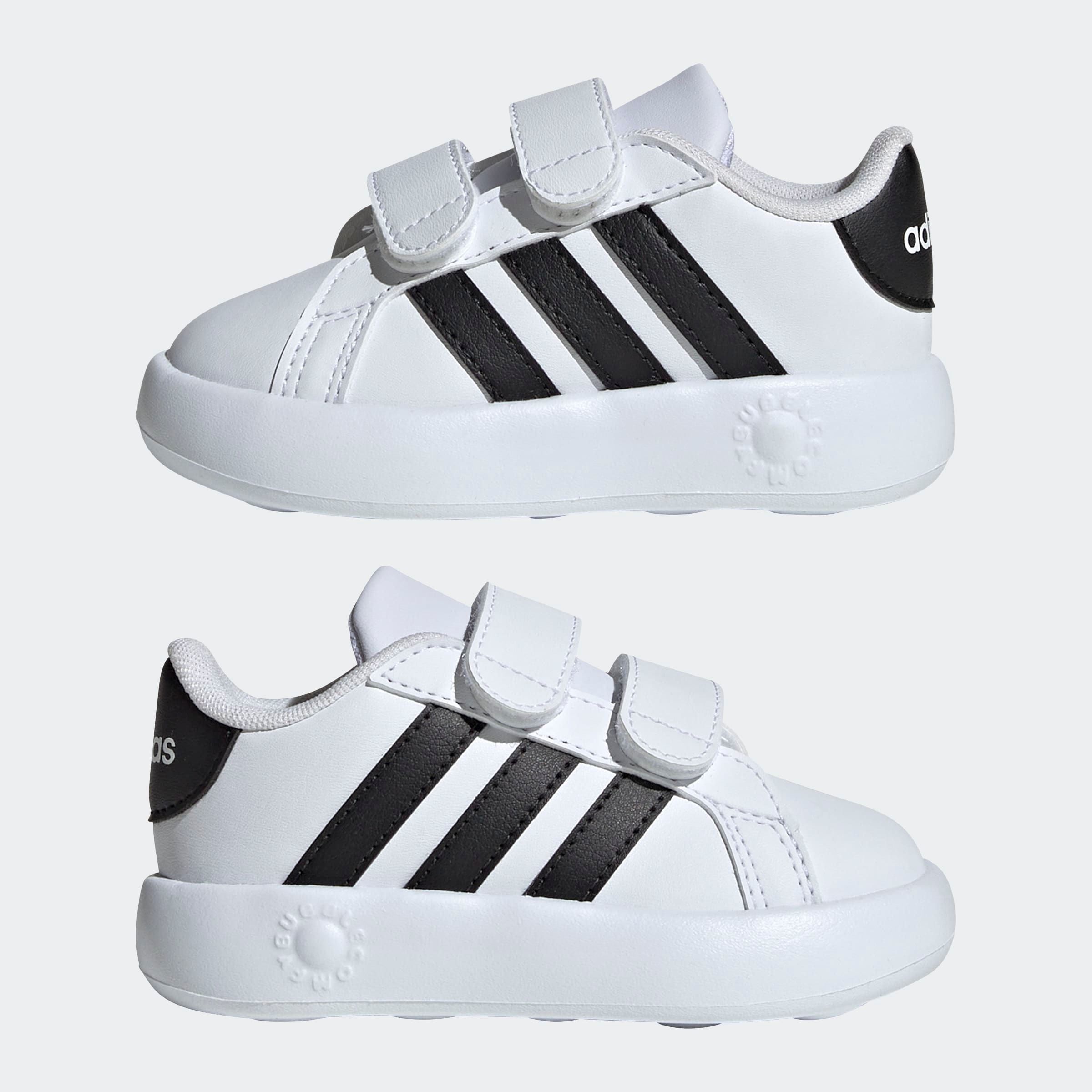 adidas Sportswear Klettschuh »GRAND COURT 2.0 KIDS«, Design auf den Spuren des adidas Superstar, für Kinder