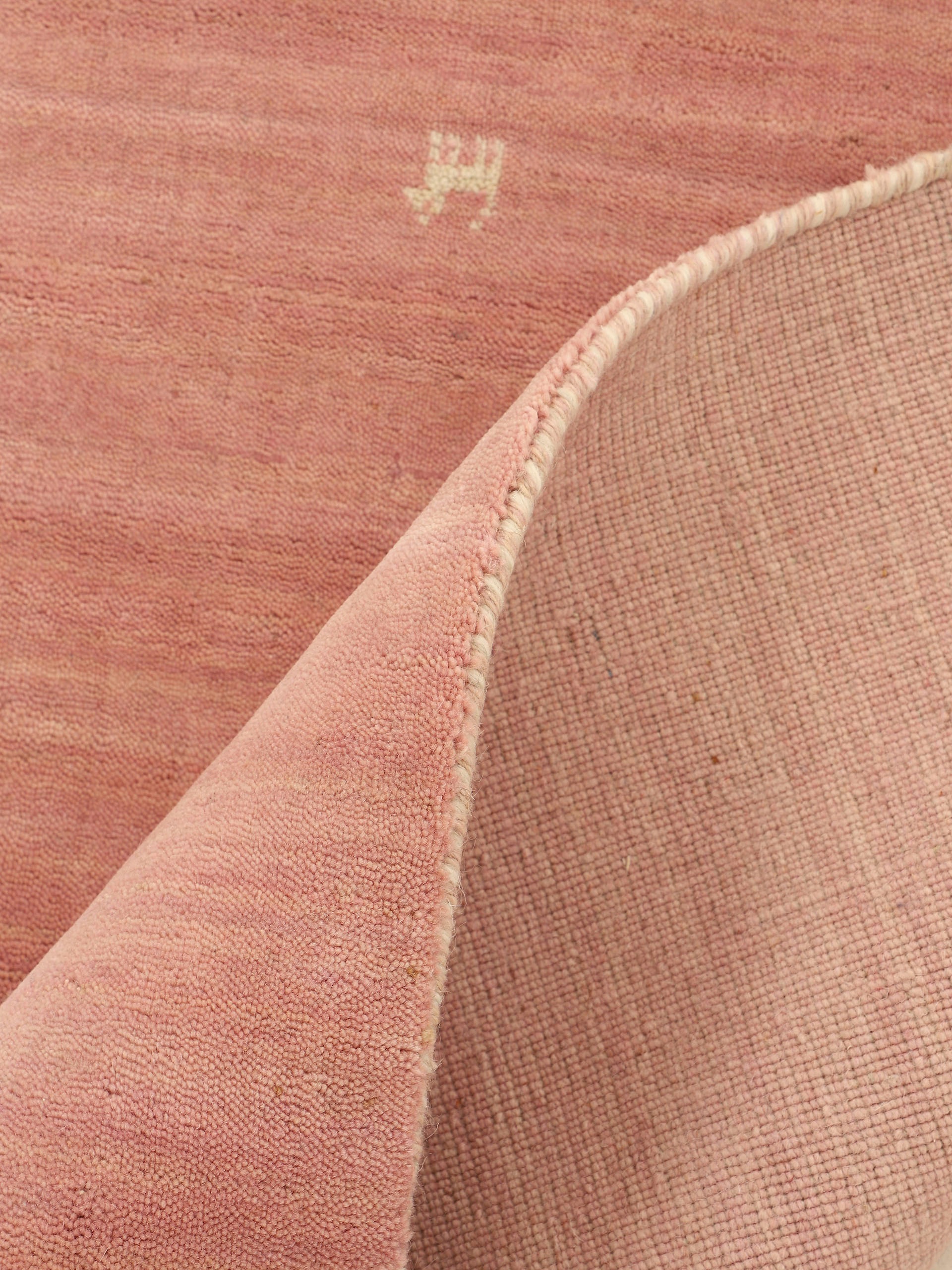 carpetfine Wollteppich »Gabbeh Uni, auch als Läufer erhältlich«, rechteckig, 15 mm Höhe, reine Wolle, handgewebt, Gabbeh Loom Tiermotiv, große Farbauswahl