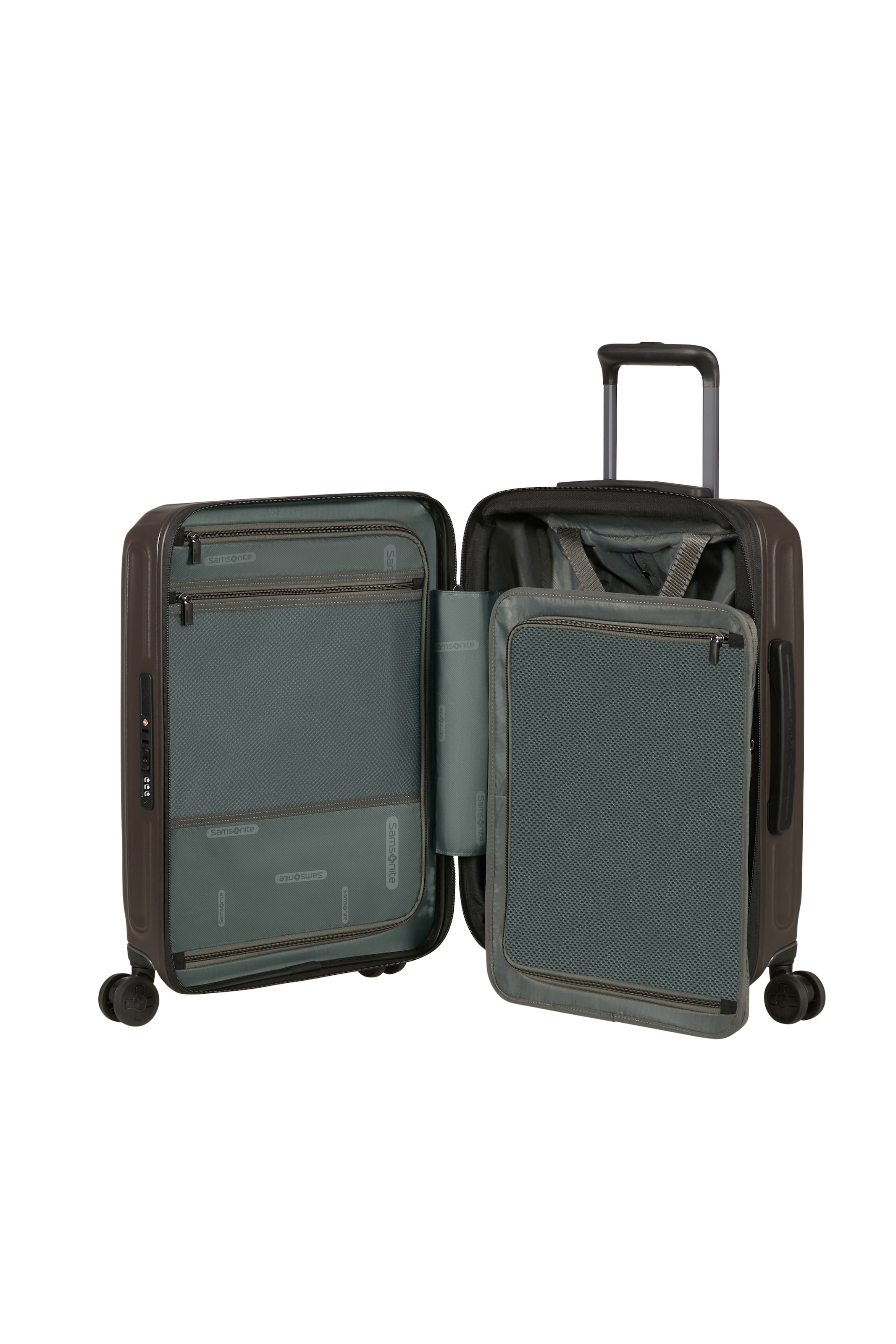 Samsonite Hartschalen-Trolley »2WANDER« 40 l 4 Rollen aus robustem Polycarbonat, mit Adressetikett und Dehnfalte