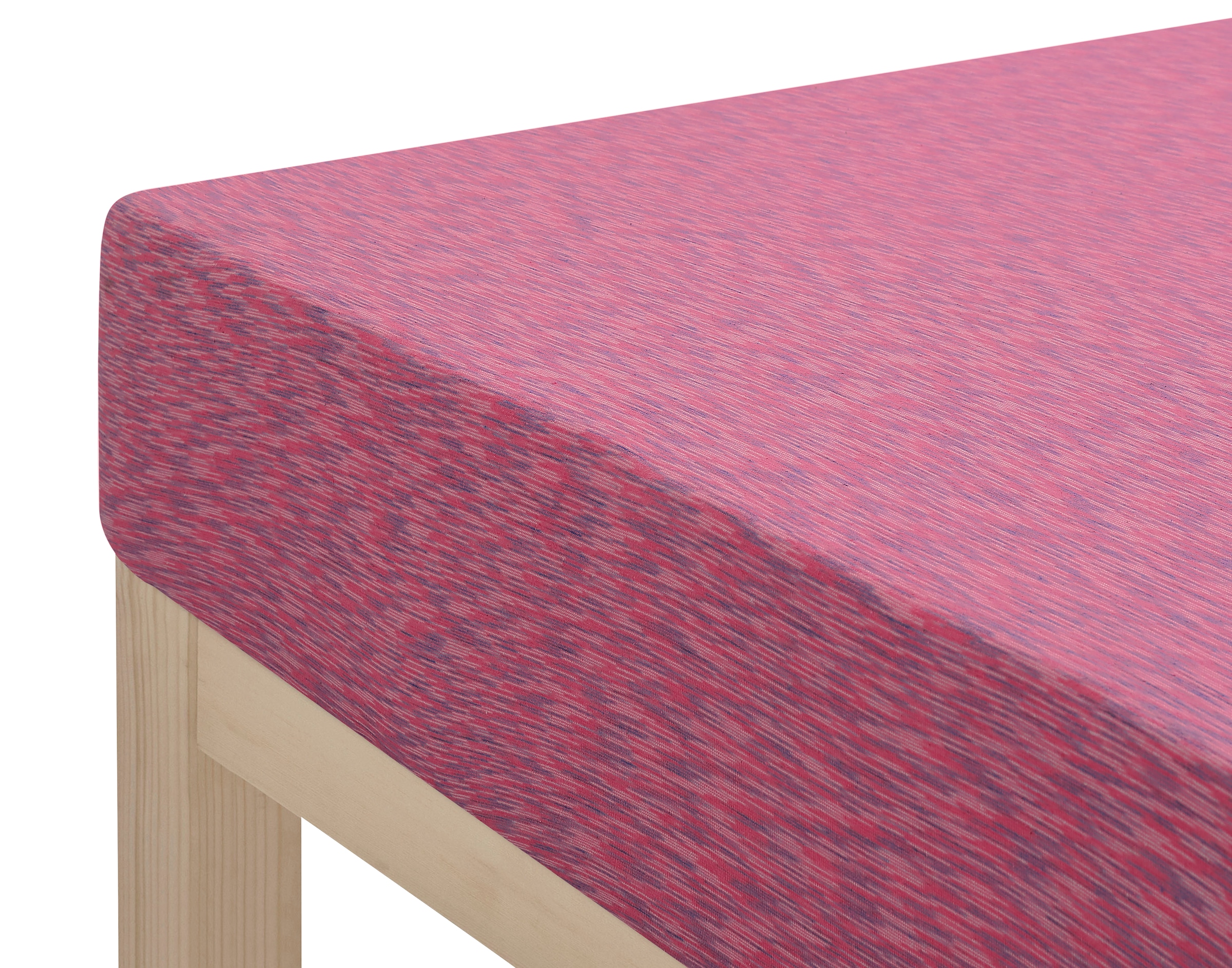 OTTO home Spannbettlaken »Strawberry in uni oder bunten Rainbow-Colors« für Matratzen bis 18cm Höhe, Spannbetttuch, Baumwollmischung