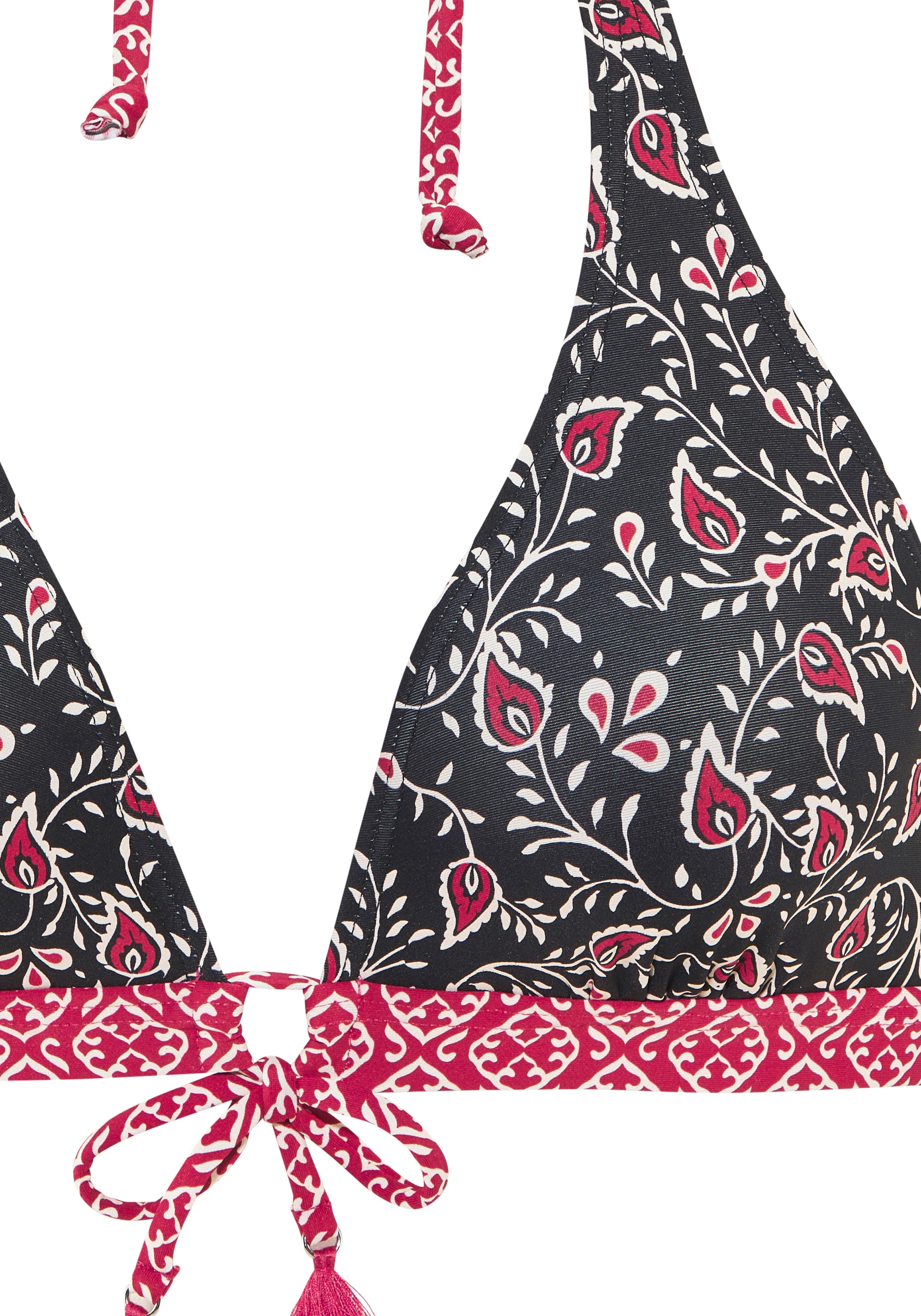 LASCANA Triangel-Bikini-Top »Louna« im Mustermix-Design