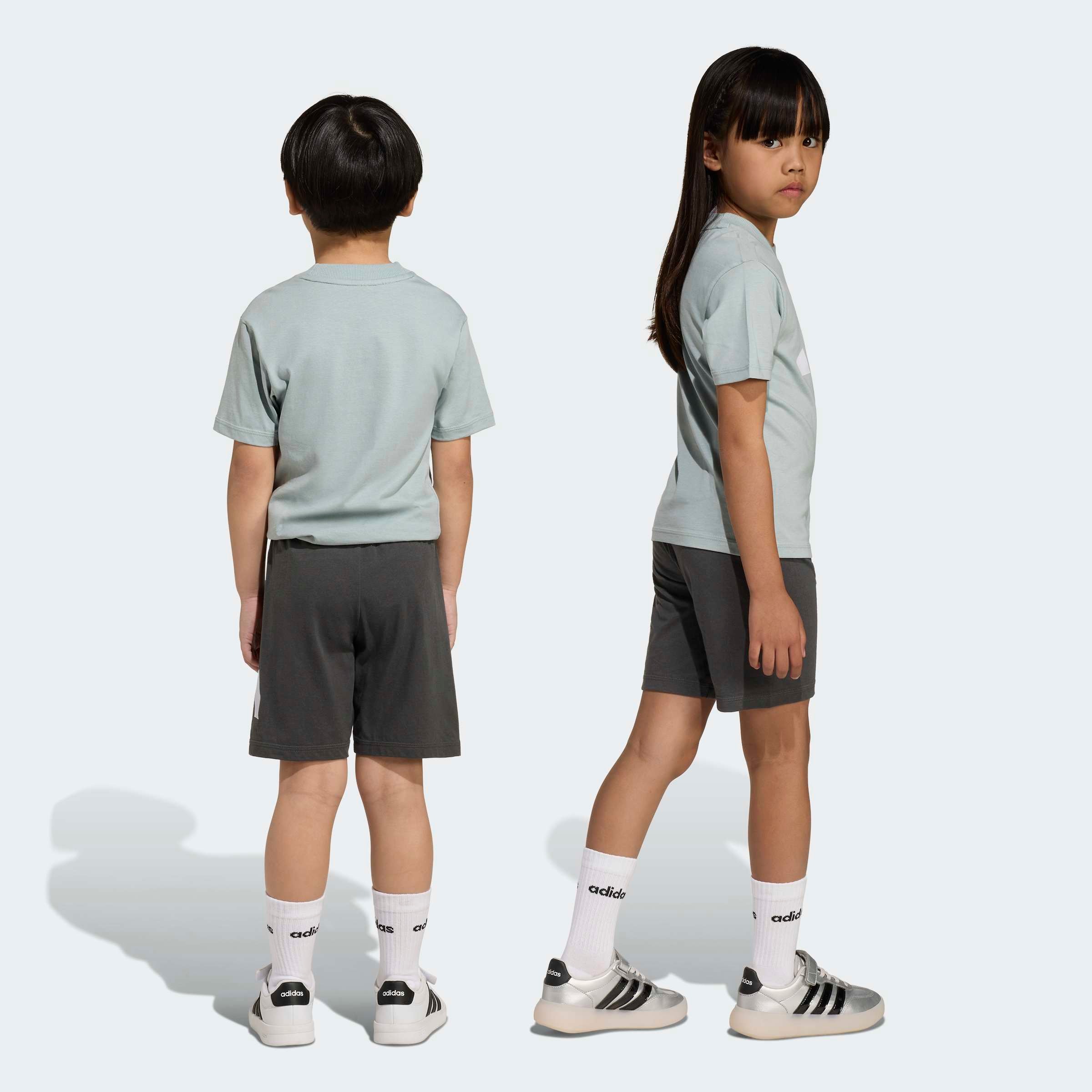 adidas Sportswear Trainingsanzug »LK BL T-SET 160« 2 tlg. für Kinder, zweiteilig, aus Baumwolle