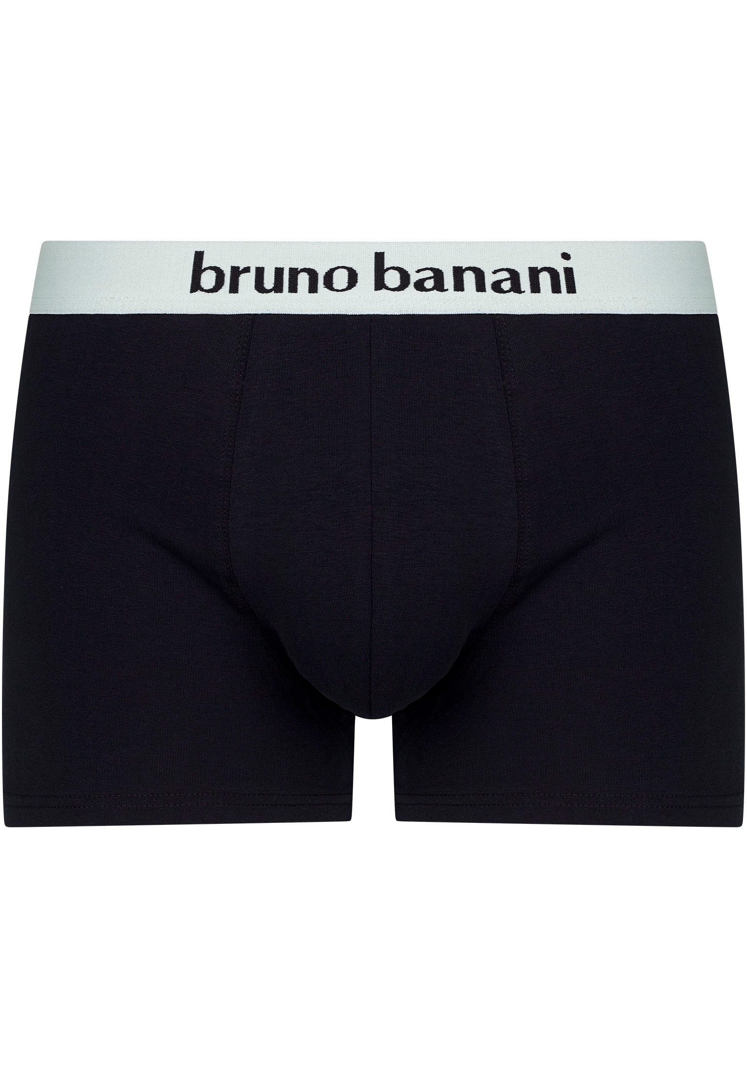 Bruno Banani Boxer »Flowing«, (2er Pack), mit kontrastreichem Logobund