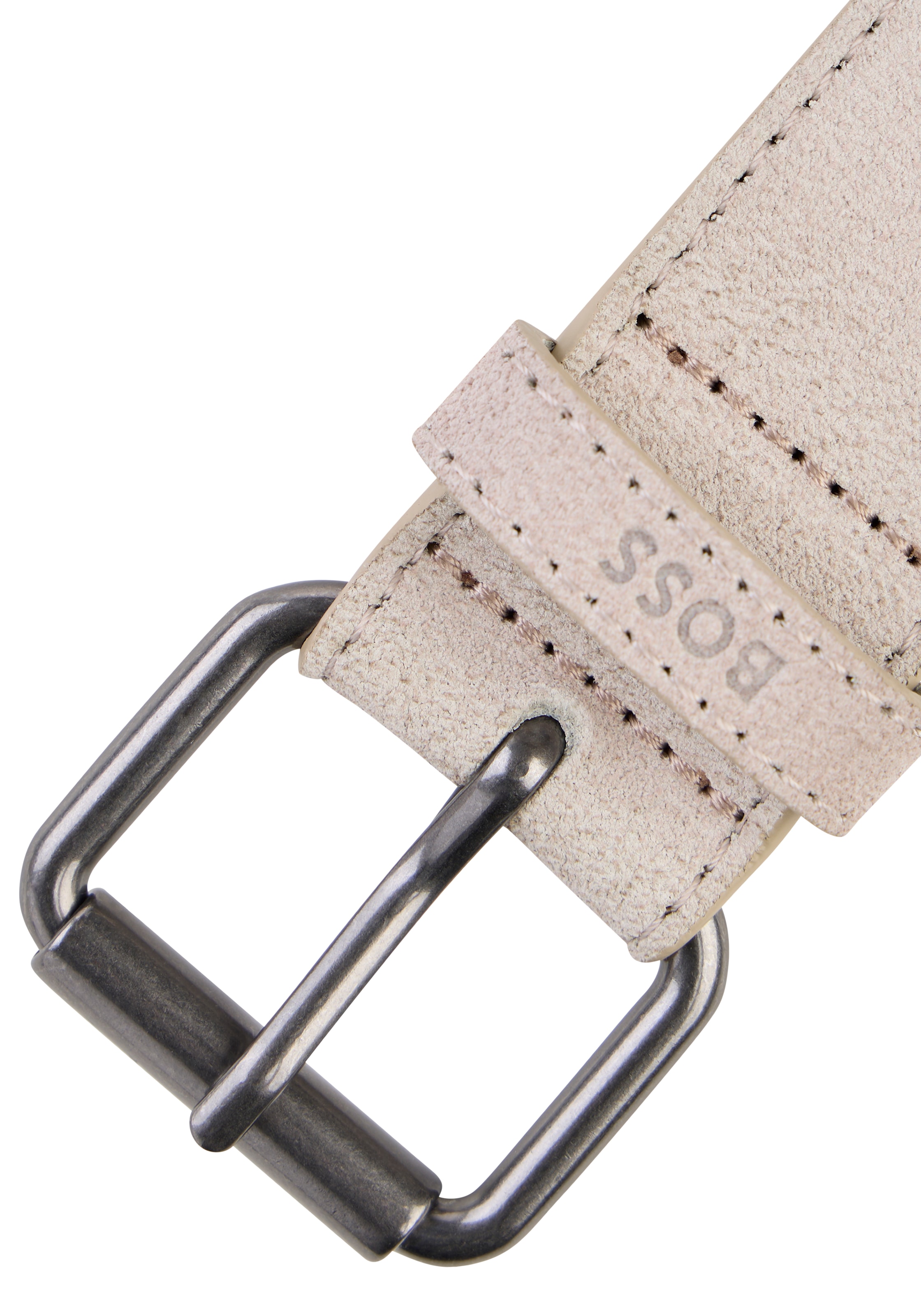 BOSS Ledergürtel »Narun-Sd Sz35« aus Veloursleder, Made in Italy