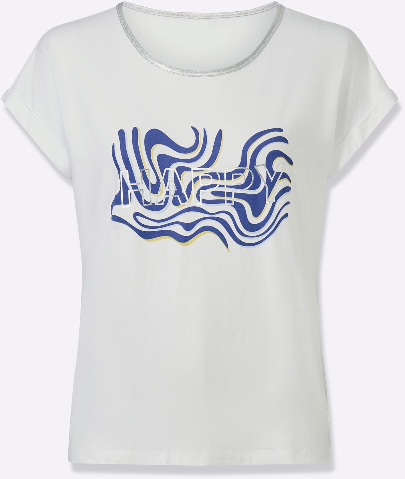 Inspirationen Rundhalsshirt »Kurzarm-Shirt« 1 tlg.