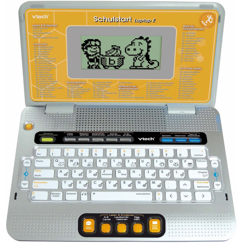 Vtech® Kindercomputer »School & Go, Schulstart Laptop E - orange«