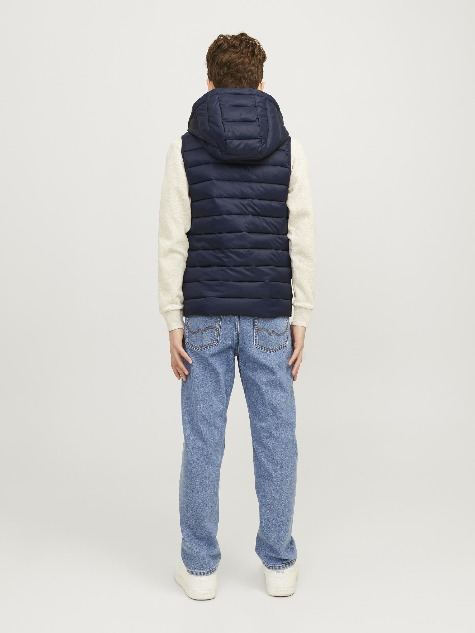 Jack & Jones Junior Steppweste »JJESPRINT PUFFER BW HOOD NOOS JNR«