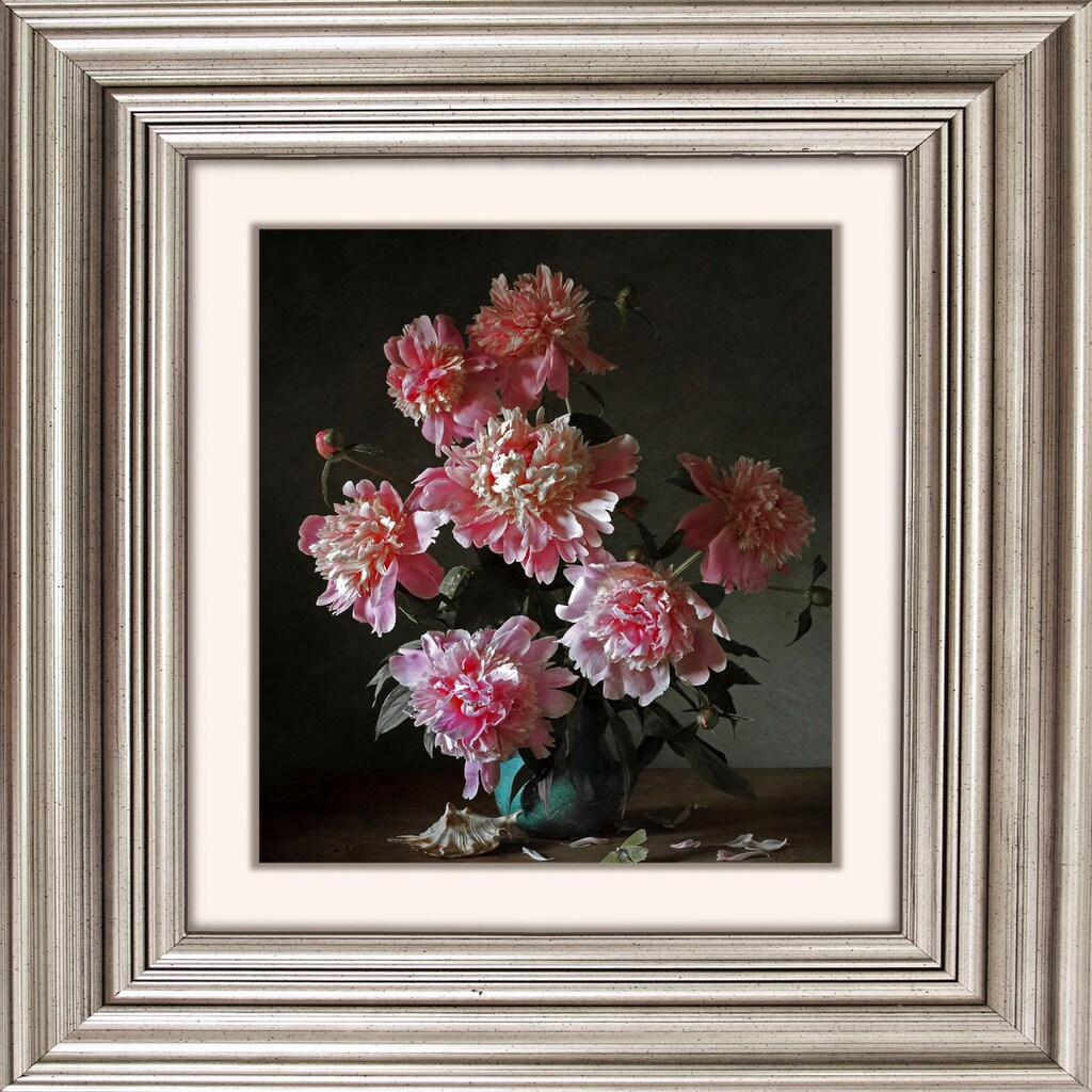 queence Acrylglasbild »Blumen«