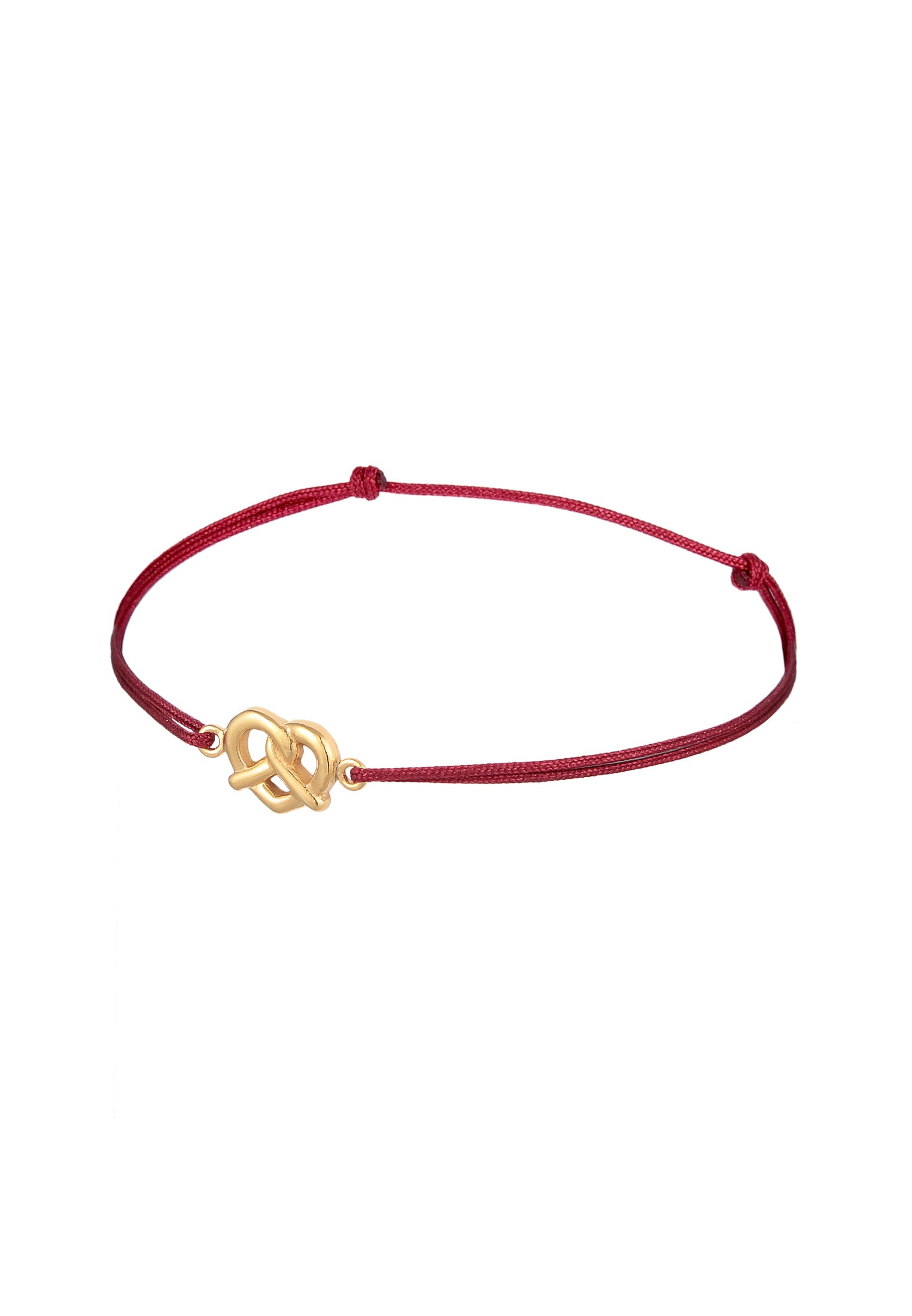 Elli Armkette »Armband Brezel Traditionell Tracht Nylon 925 Silber«