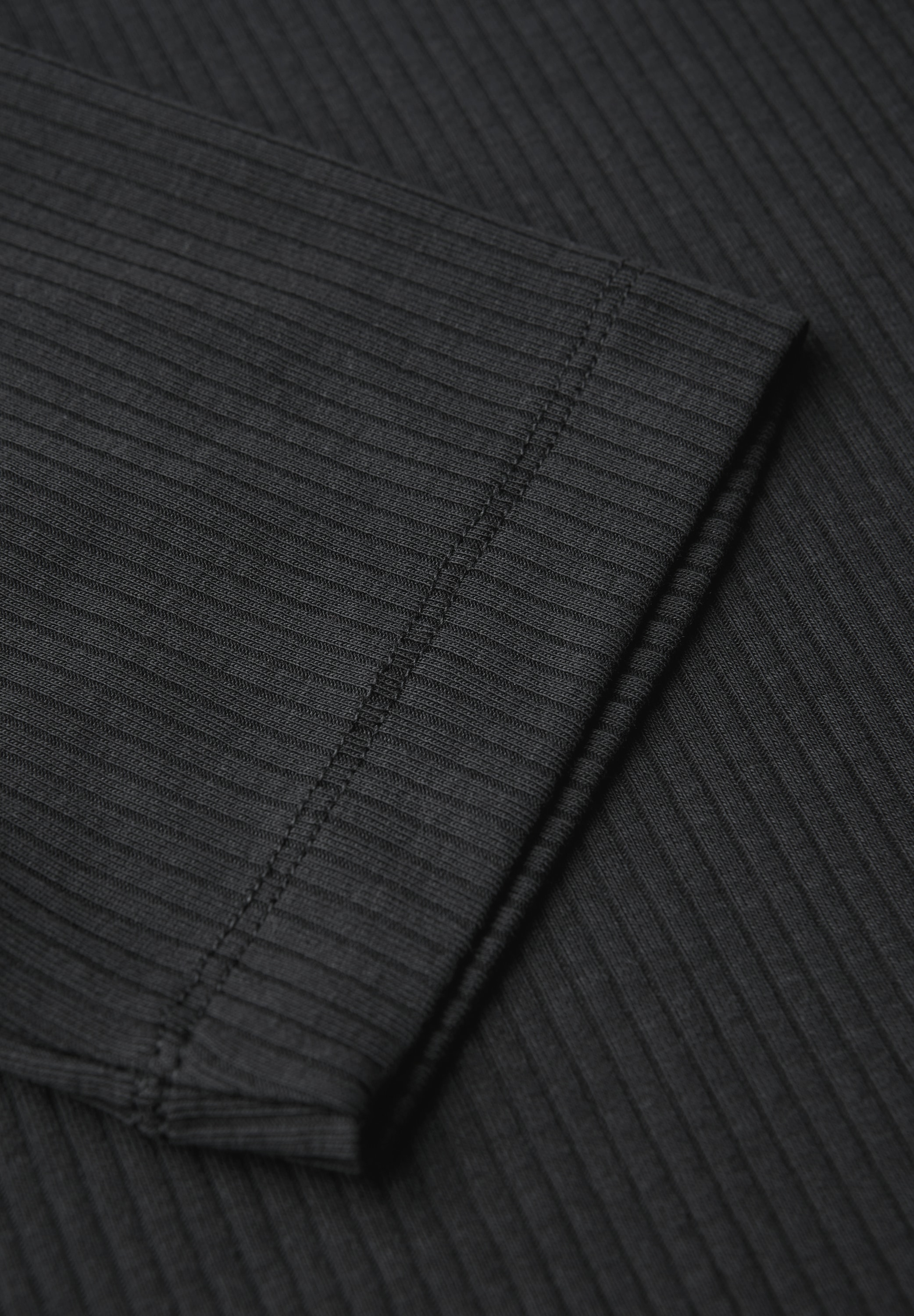 STREET ONE T-Shirt, mit Rippstruktur, Sommershirt