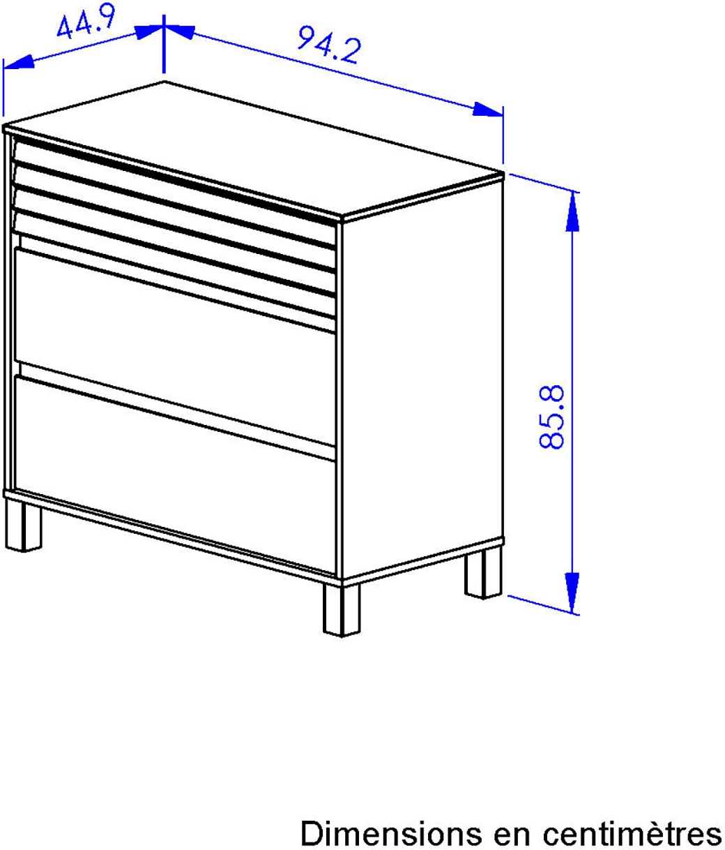Gami Babyzimmer-Komplettset »Achille Set N°2« 4 Stk. tlg. Praktisches und funktionales Babyzimmer