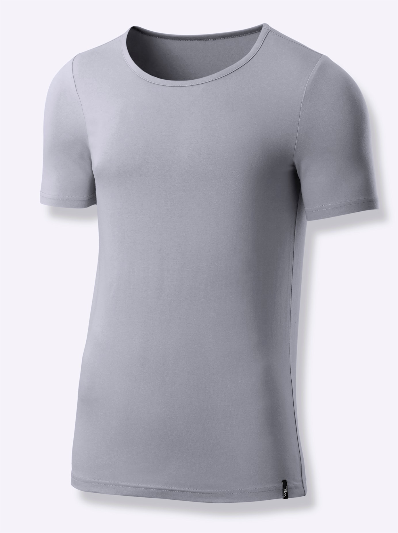 Wäschepur Herren Unterhemd 3 Stk. tlg. in grau, Größe 5