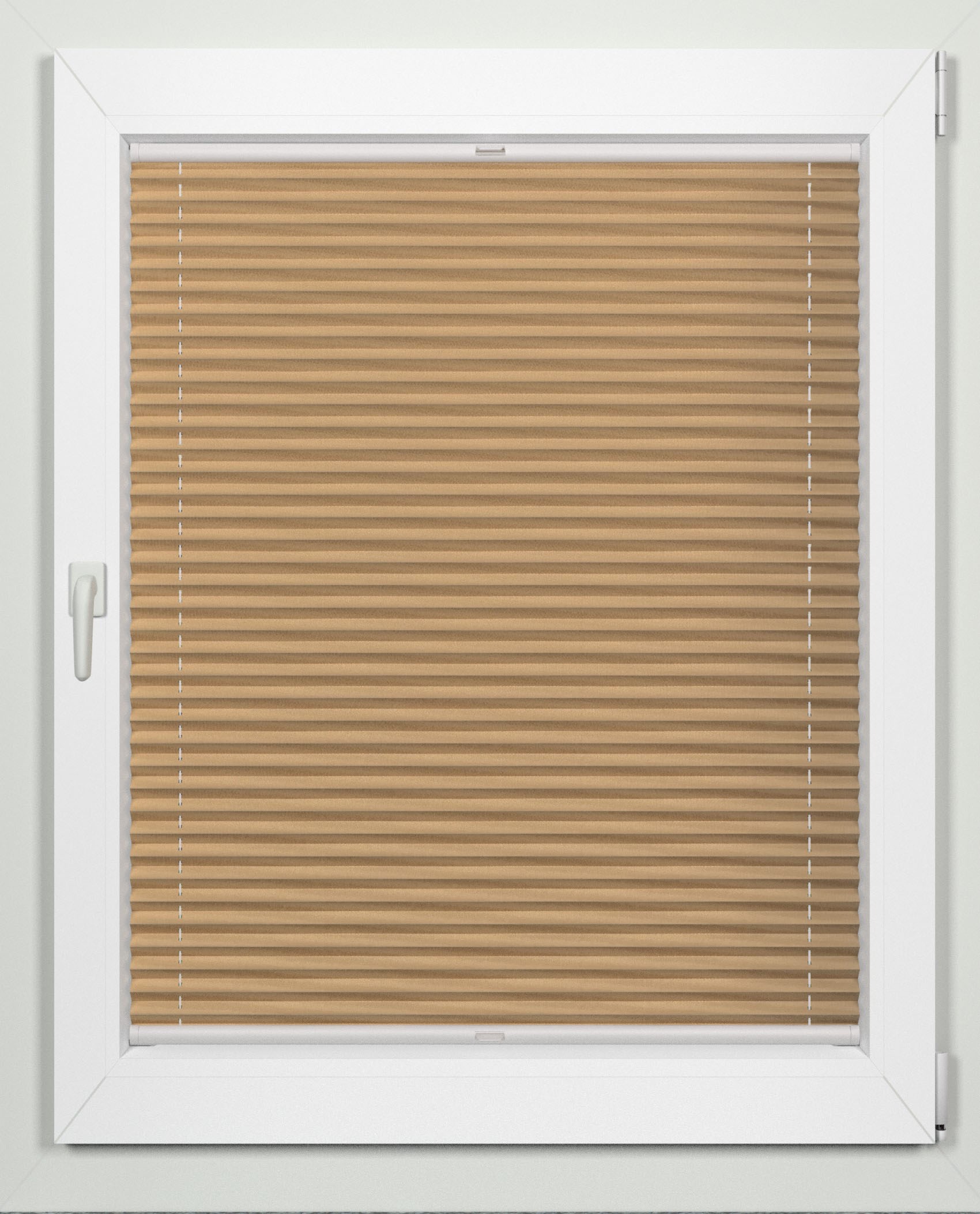 indeko Plissee »simple« Lichtschutz mit Bohren verspannt nach Maß