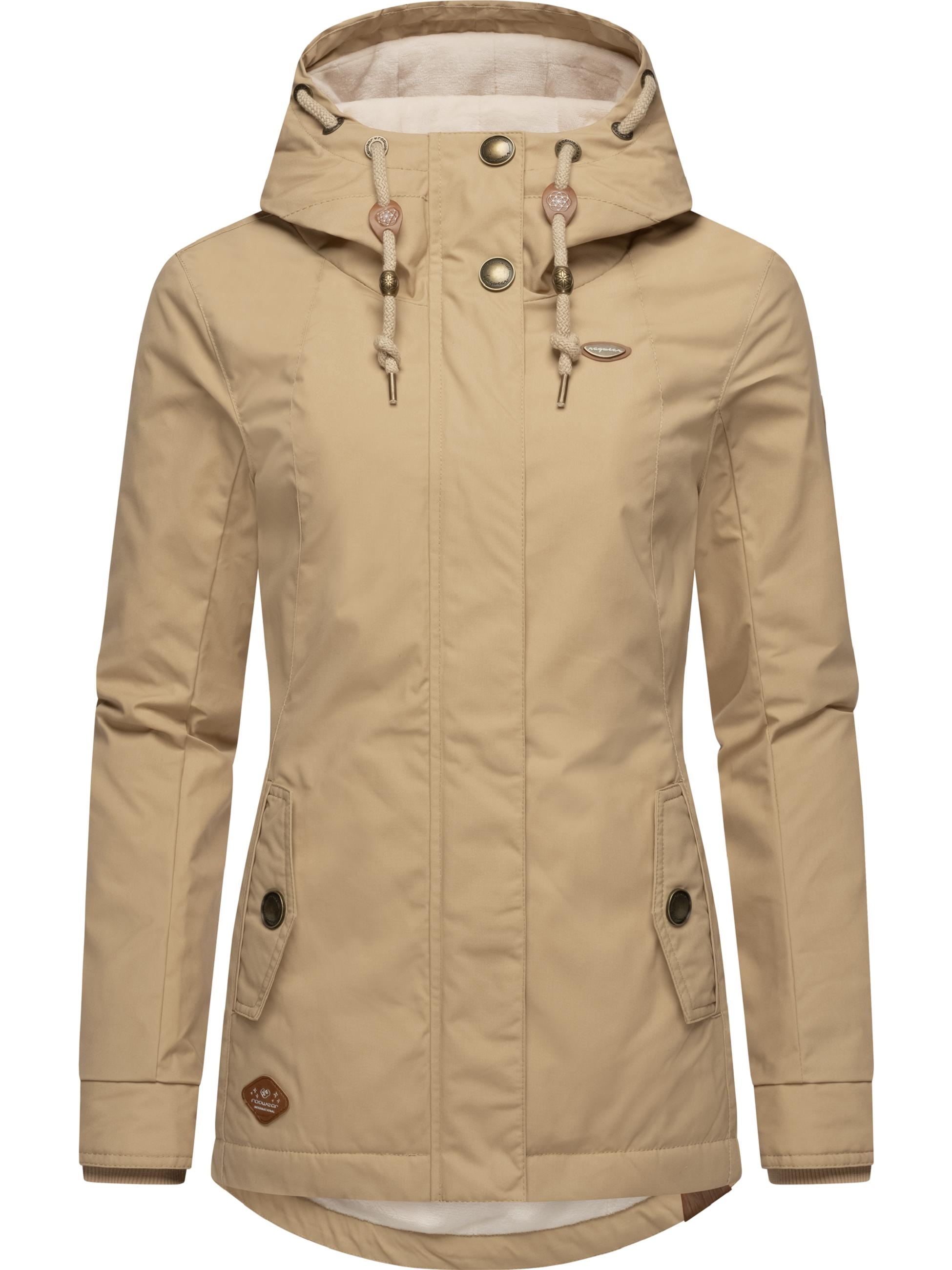 Ragwear Winterjacke »Winterjacke Monade«, mit Kapuze, Damen Winterparka mit Kapuze und m. Fleece gefüttert