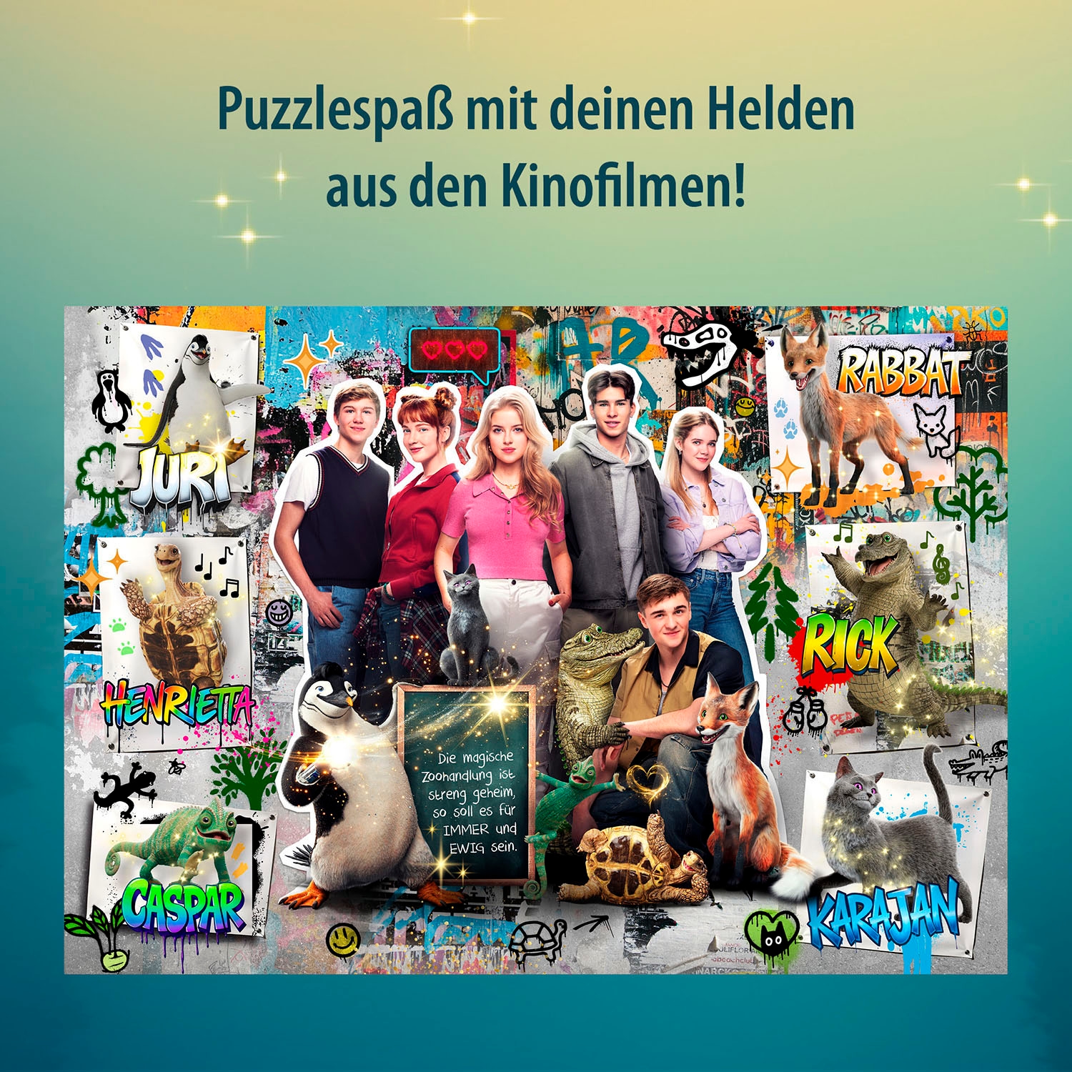 Kosmos Puzzle »Die Schule der magischen Tiere, Teamwork«, Made in Germany