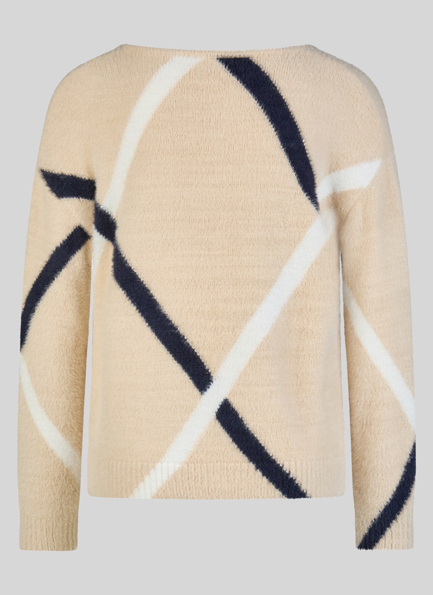 Rabe Strickpullover mit grafischem Muster