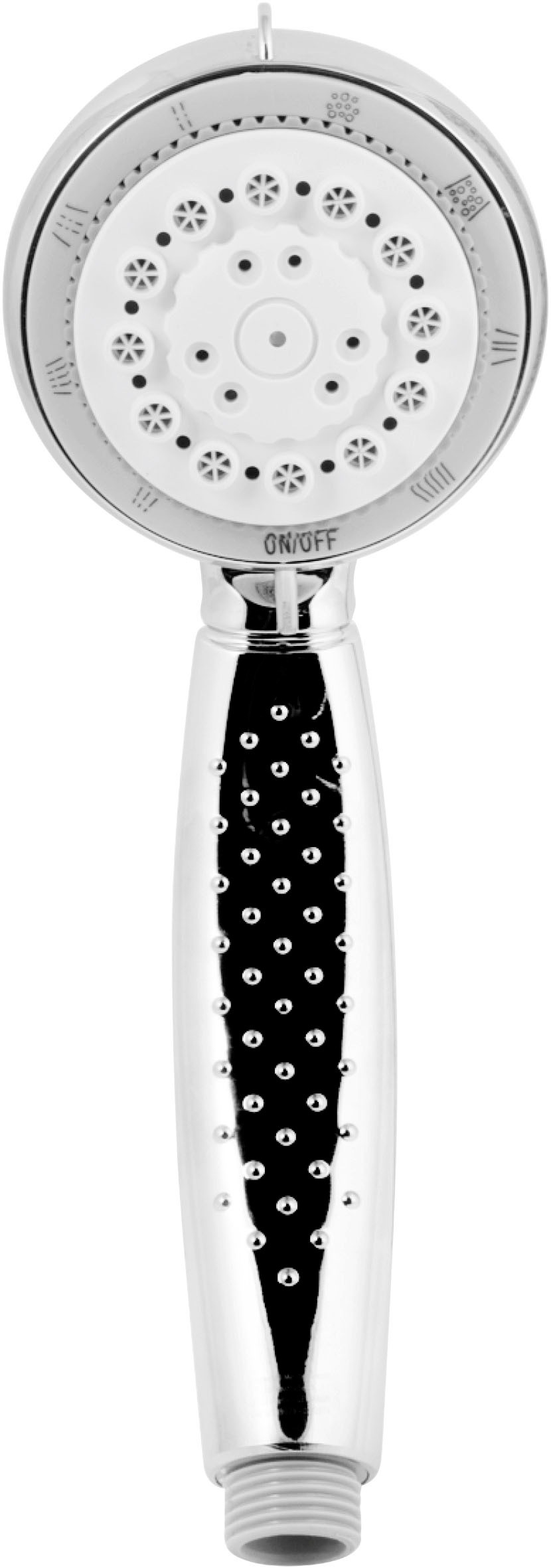 CORNAT Duschsystem »Handbrause 75 mm - 8 Strahlarten: Normal-, ECO-, Soft & Massage« Komplett-Set, 