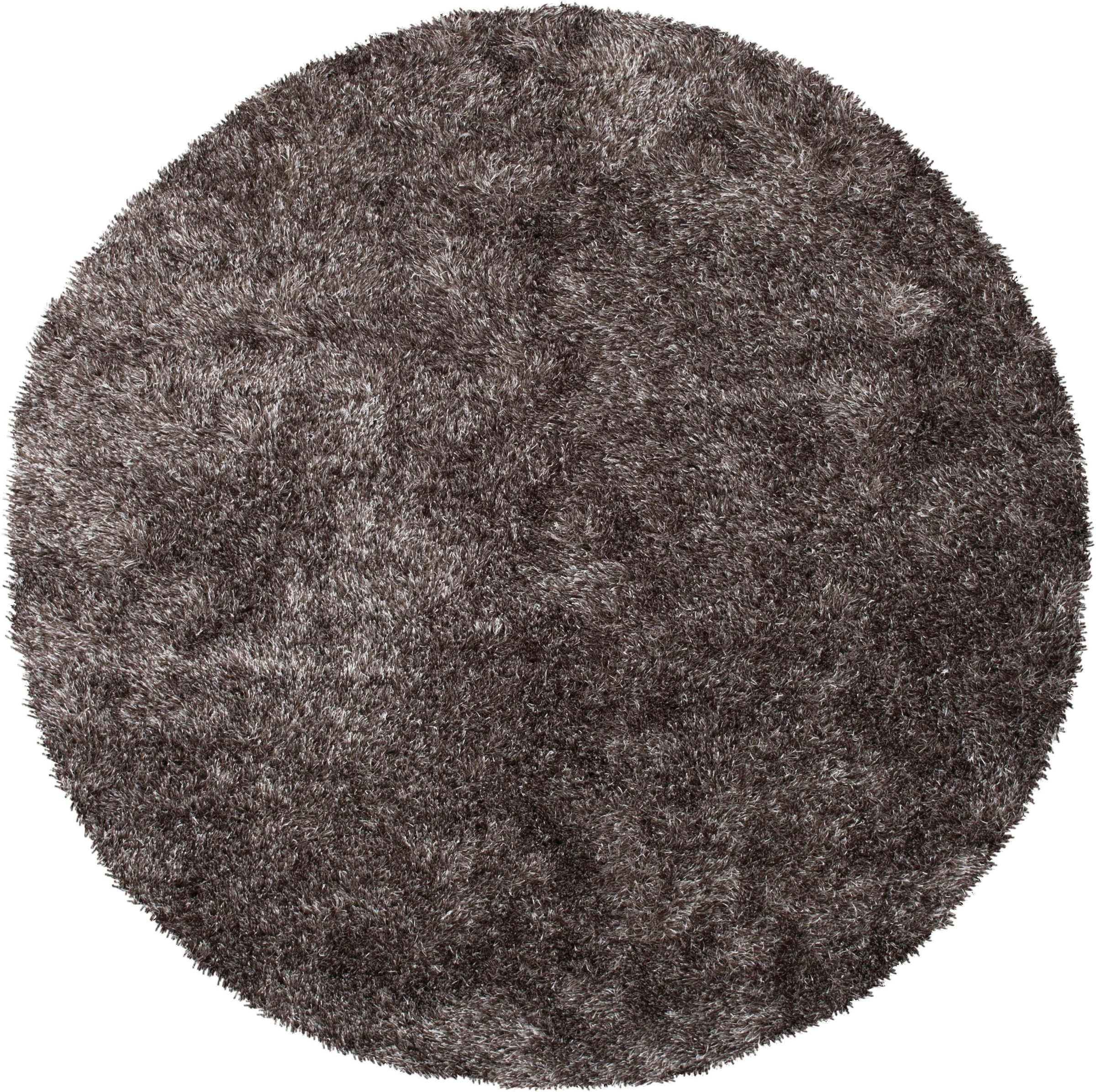 Bruno Banani Hochflor-Teppich »Alga«, rund, 40 mm Höhe, Uni-Farben, besonders weich und kuschelig