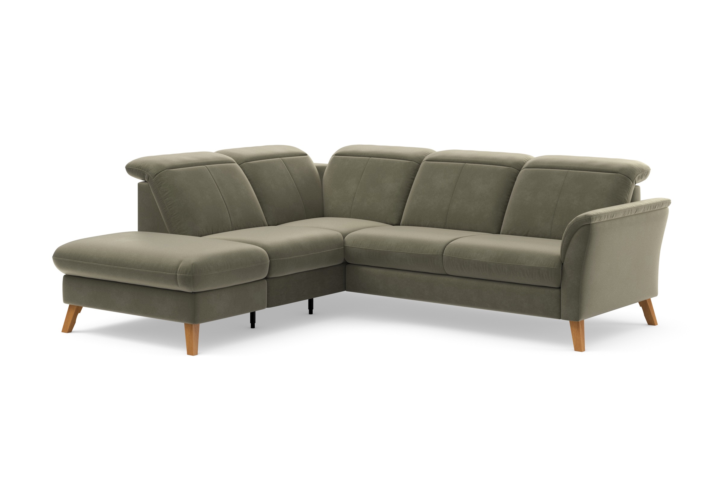 sit&more Ecksofa »Romero L-Form«, wahlweise mit oder ohne TV-Funktion, Bettfunktion, Bettkasten
