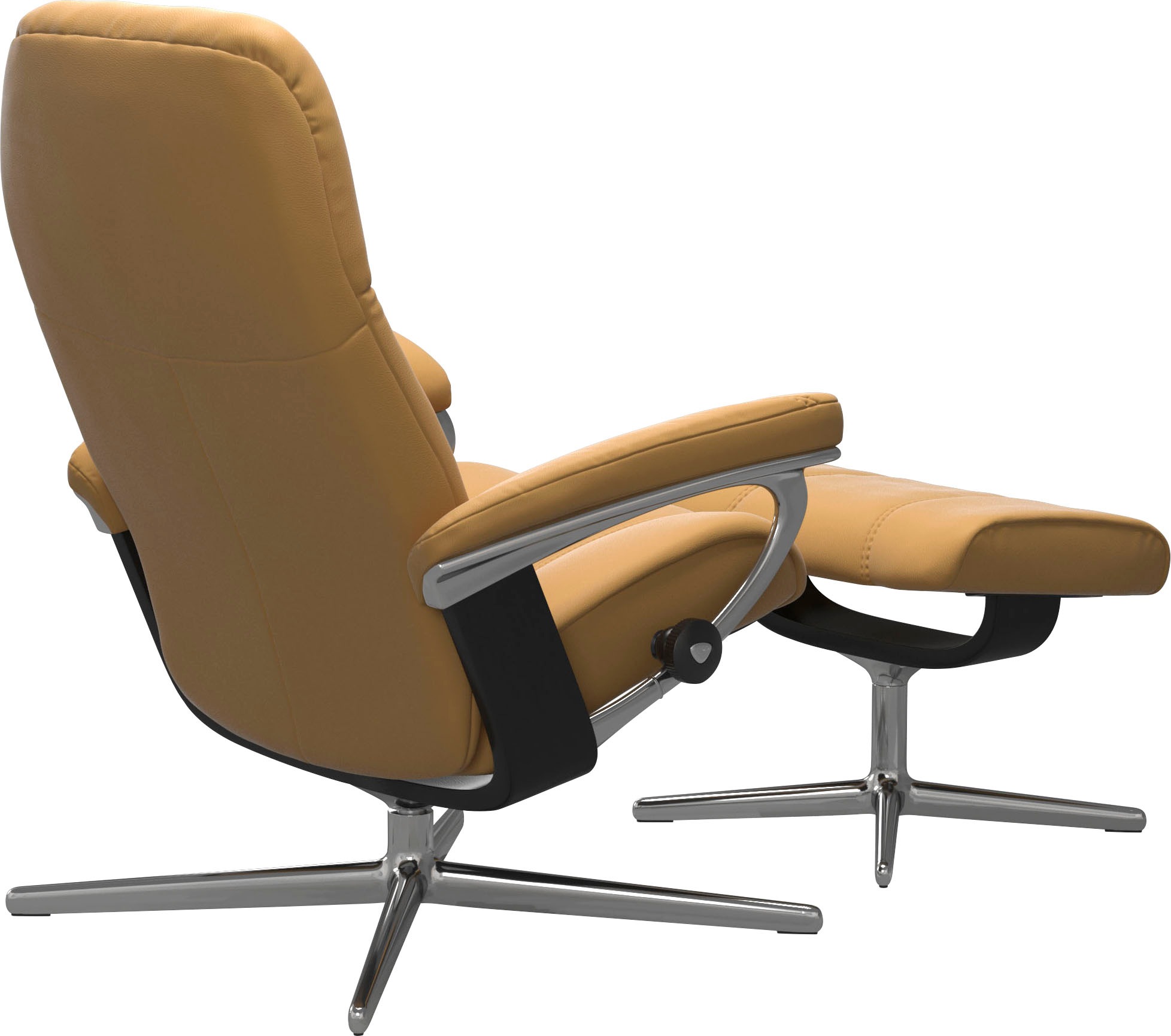 Stressless® Fußhocker »Consul«, mit Cross Base, Größe S, M & L, Holzakzent Schwarz