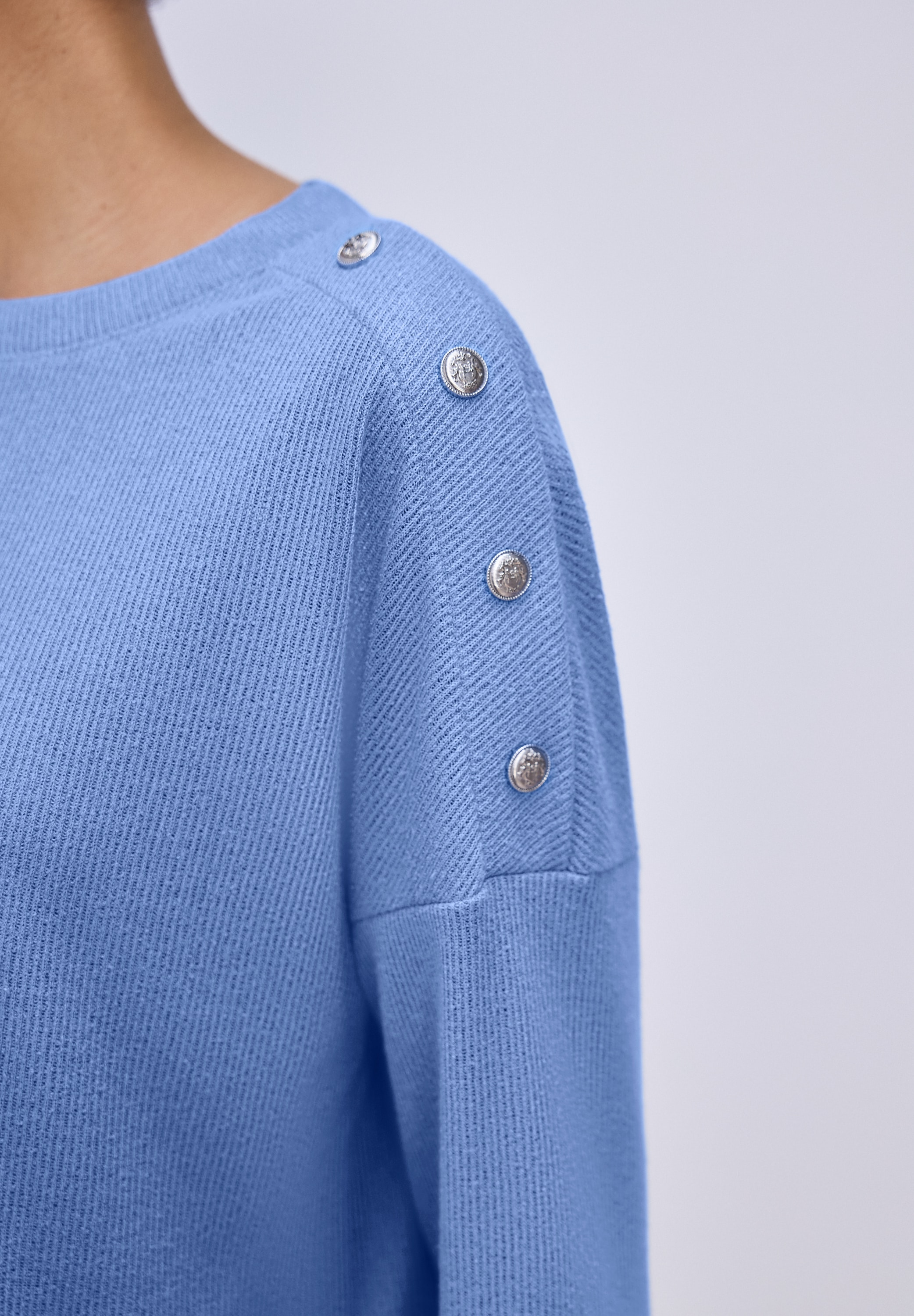 STREET ONE Sweater , mit Knopfdetails
