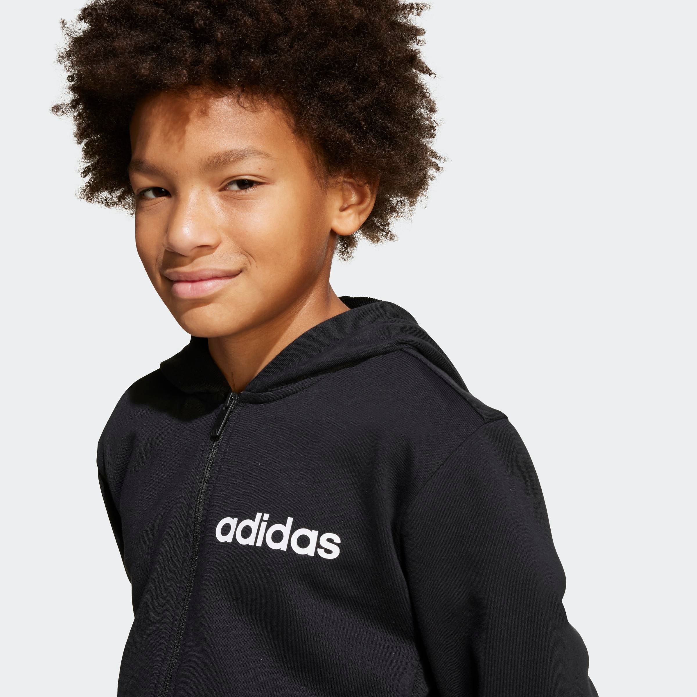 adidas Sportswear Trainingsanzug »ESSENTIALS KINDER« 2 Stk. zweiteilig, aus Baumwolle und Polyester, weiches French Terry