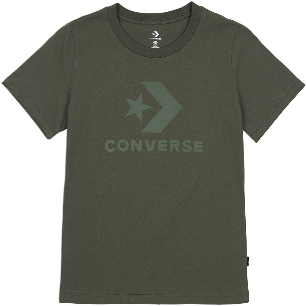 Converse T-Shirt »CONVERSE SCRIPTED STAR CHEVRON SHORT SLEEVE CREW T-SHIRT«