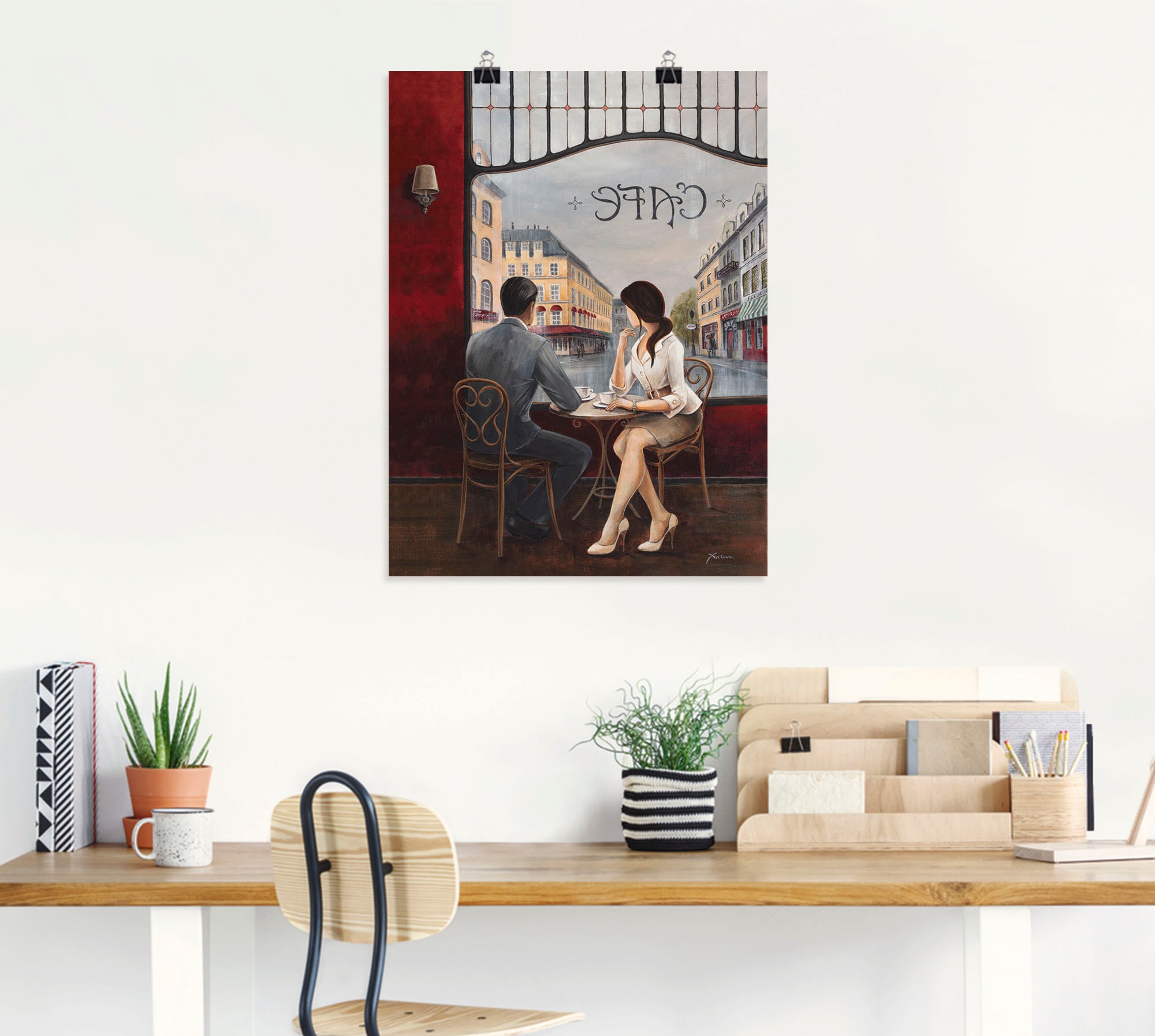 Artland Wandbild »Café« Restaurant & Cafés 1 Stk. tlg. als Alubild, Leinwandbild, Poster in verschied. Größen